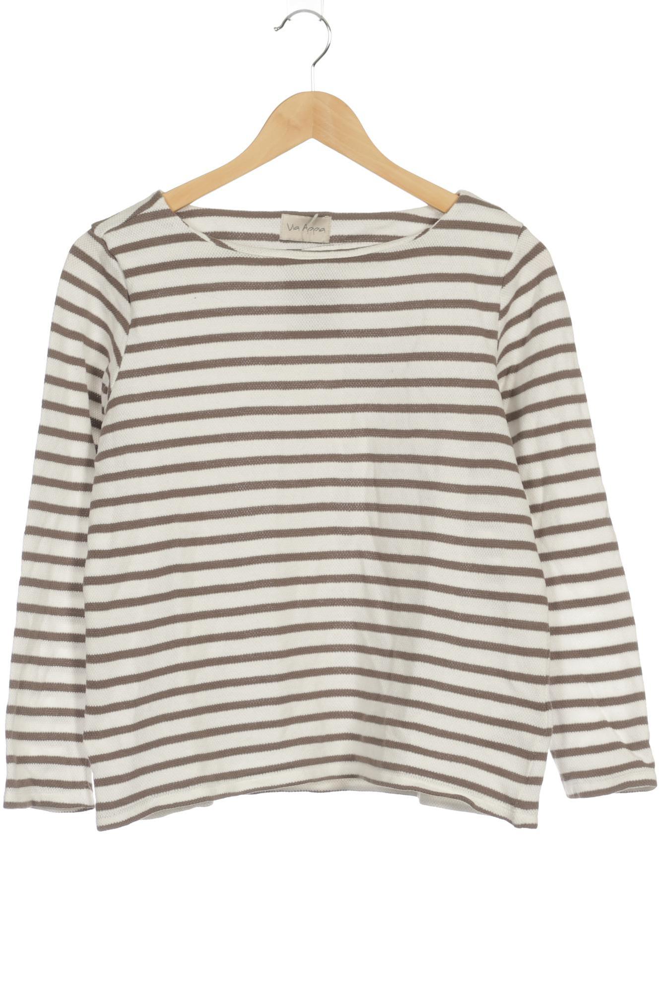 

VIA Appia DUE Damen Langarmshirt, weiß, Gr. 38