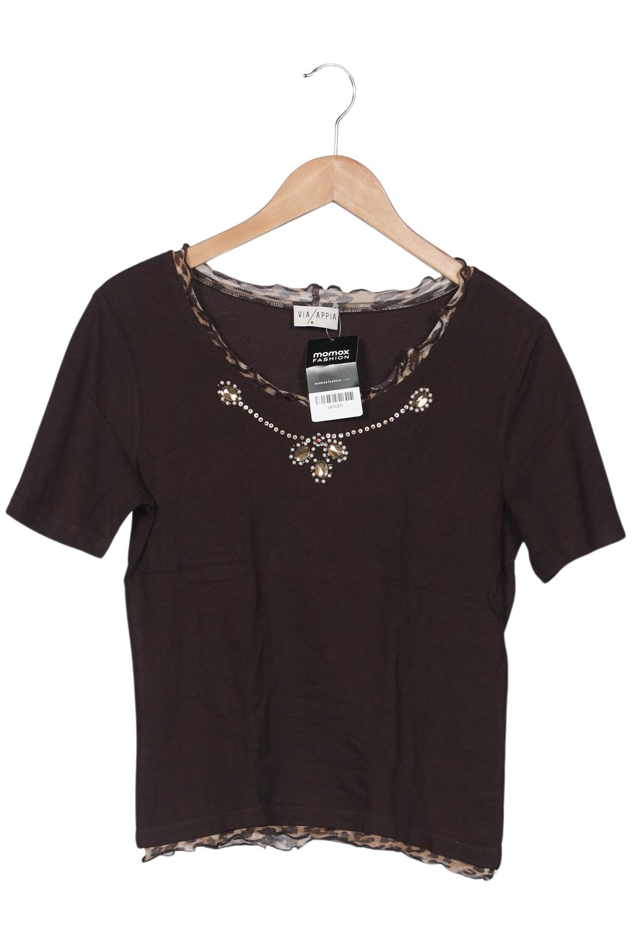 

VIA Appia DUE Damen T-Shirt, braun, Gr. 38