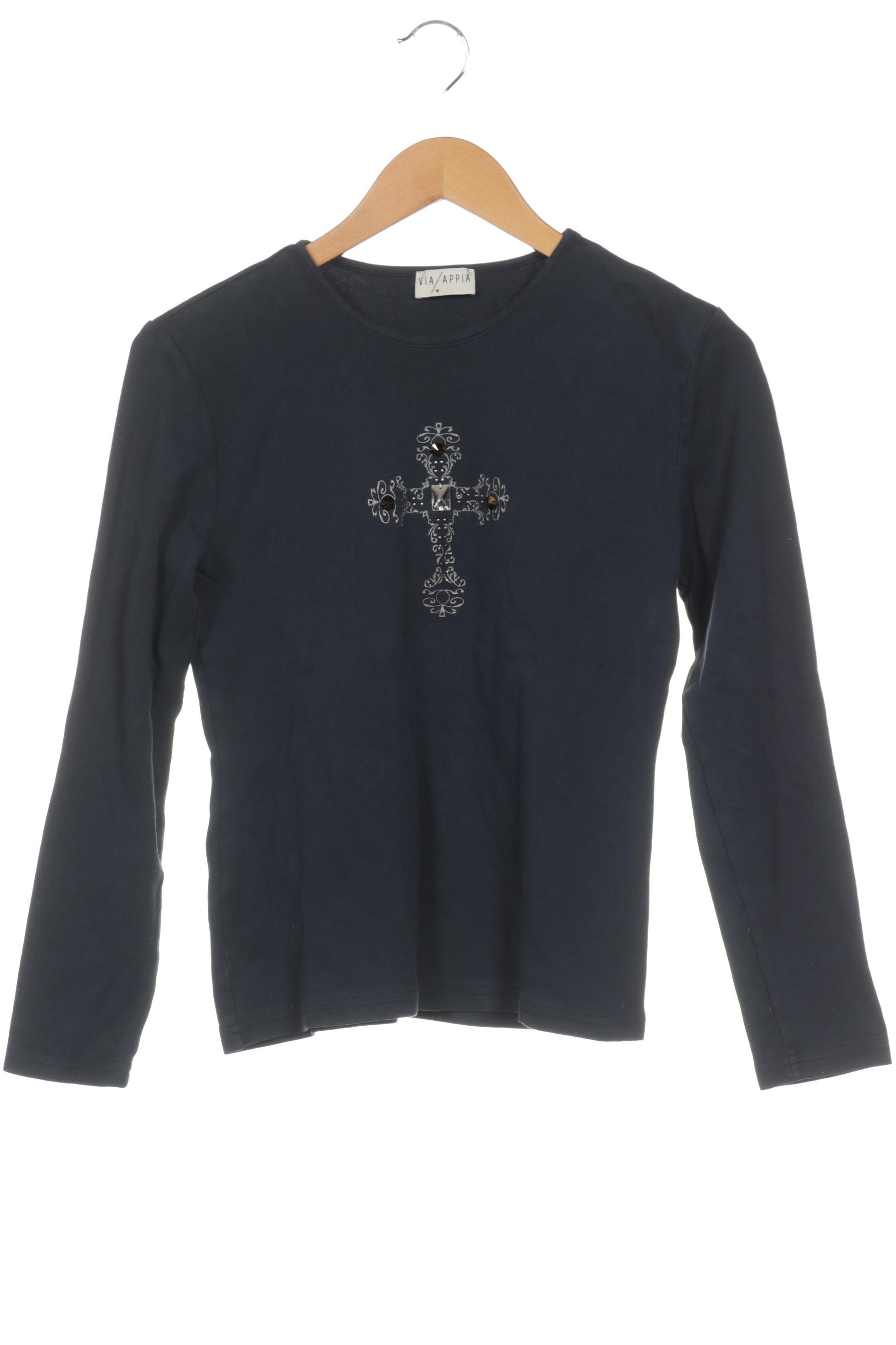 

VIA Appia DUE Damen Langarmshirt, blau, Gr. 40