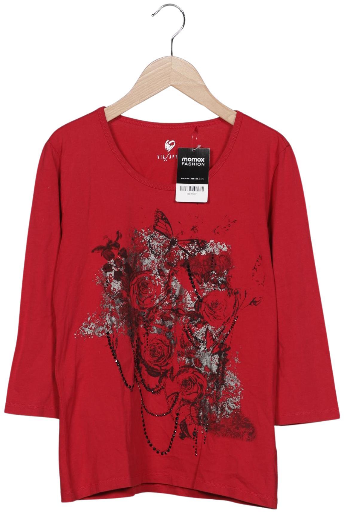

VIA Appia DUE Damen Langarmshirt, rot, Gr. 38