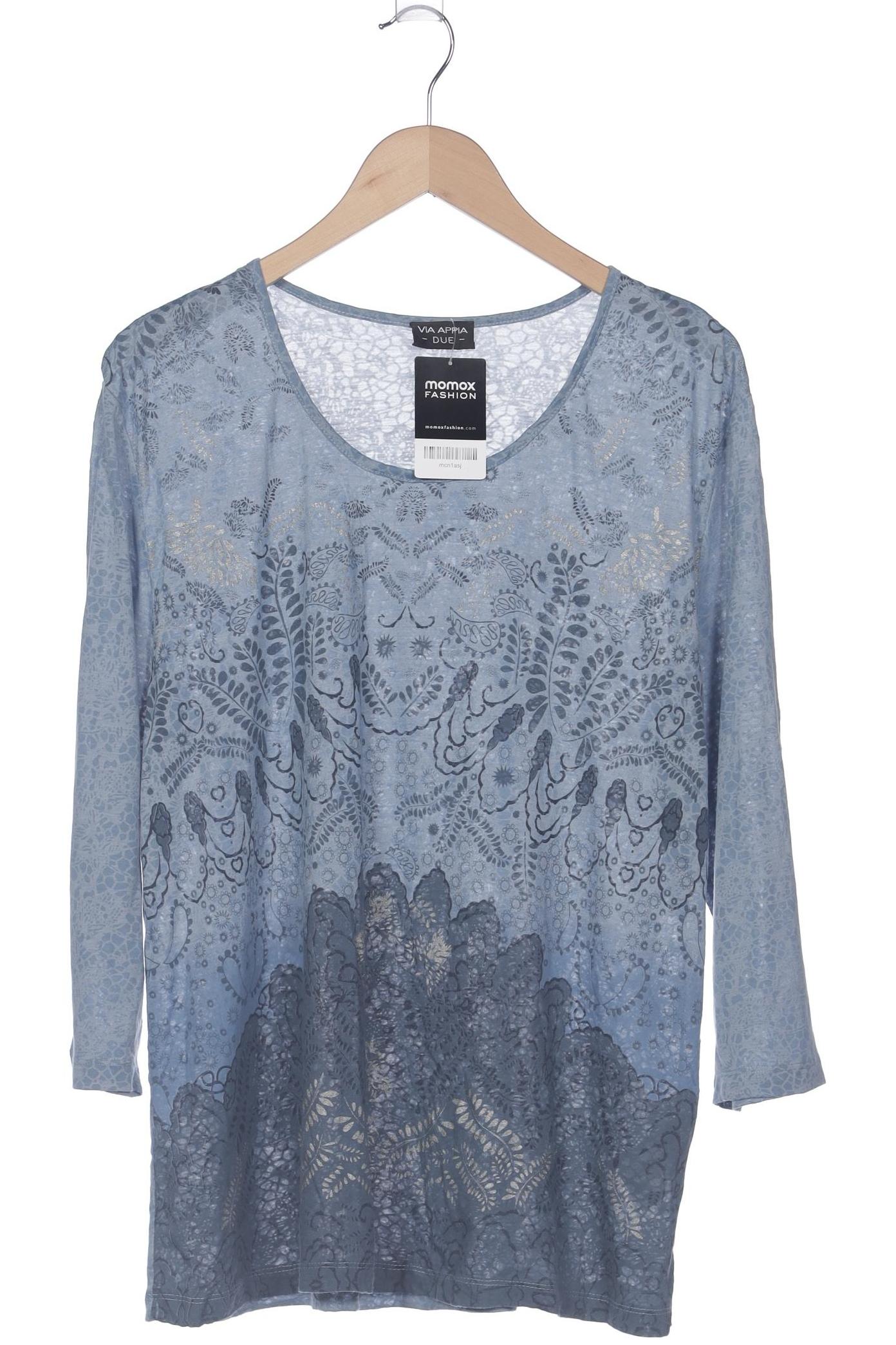 

VIA Appia DUE Damen Langarmshirt, blau, Gr. 44
