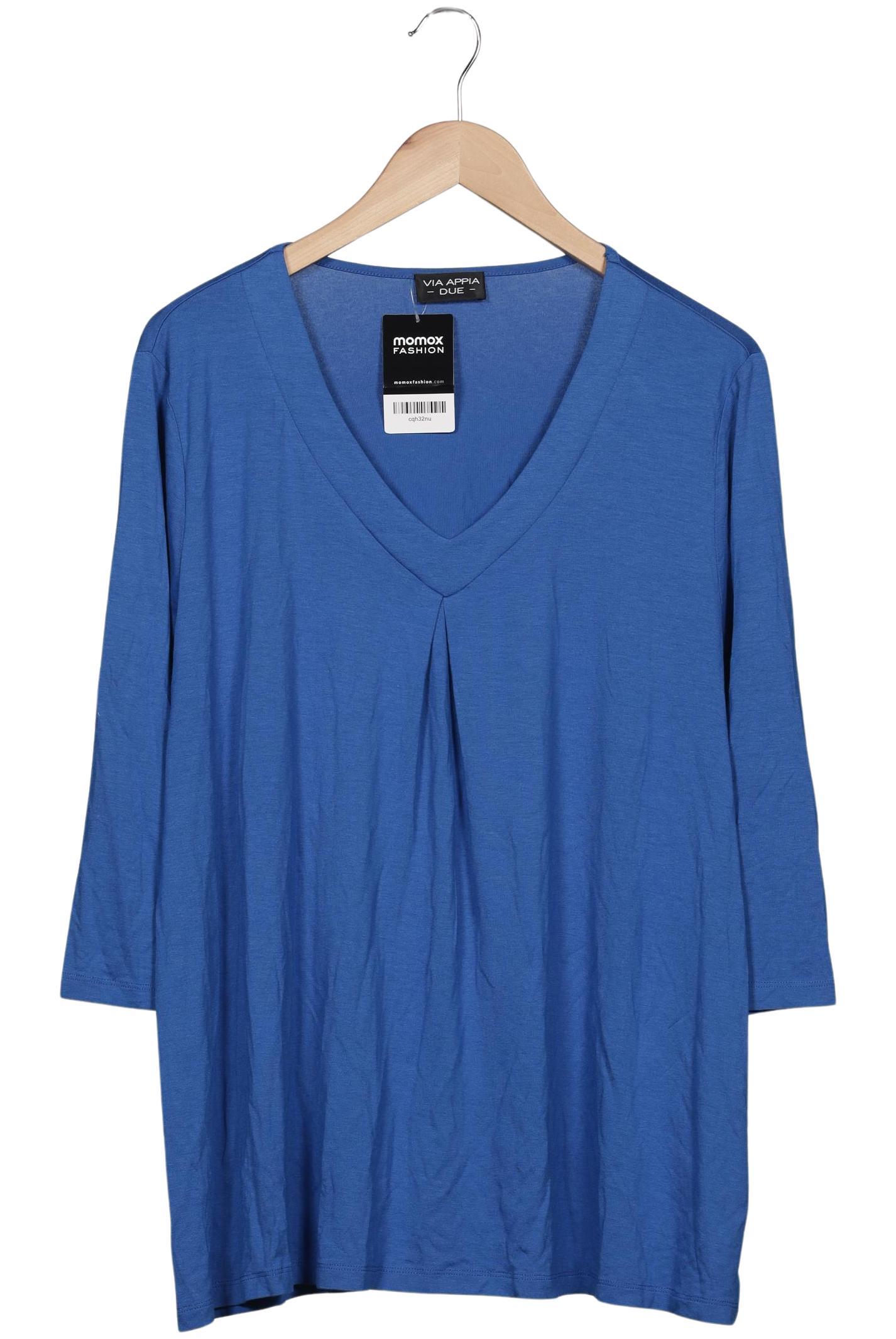 

VIA Appia DUE Damen Langarmshirt, blau, Gr. 48