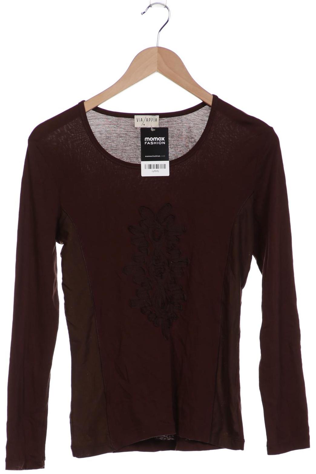

VIA Appia DUE Damen Langarmshirt, braun, Gr. 38
