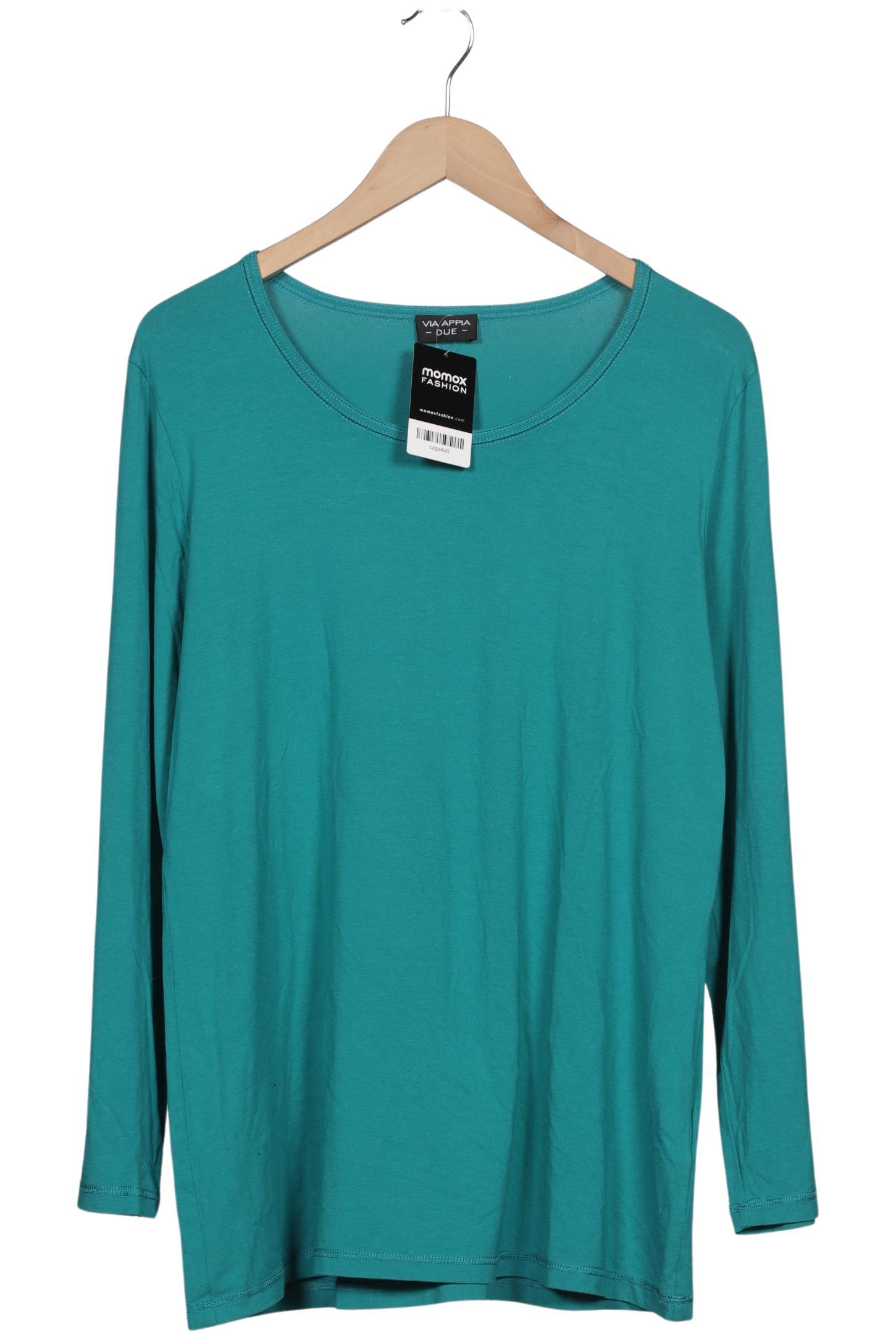 

VIA Appia DUE Damen Langarmshirt, türkis, Gr. 44