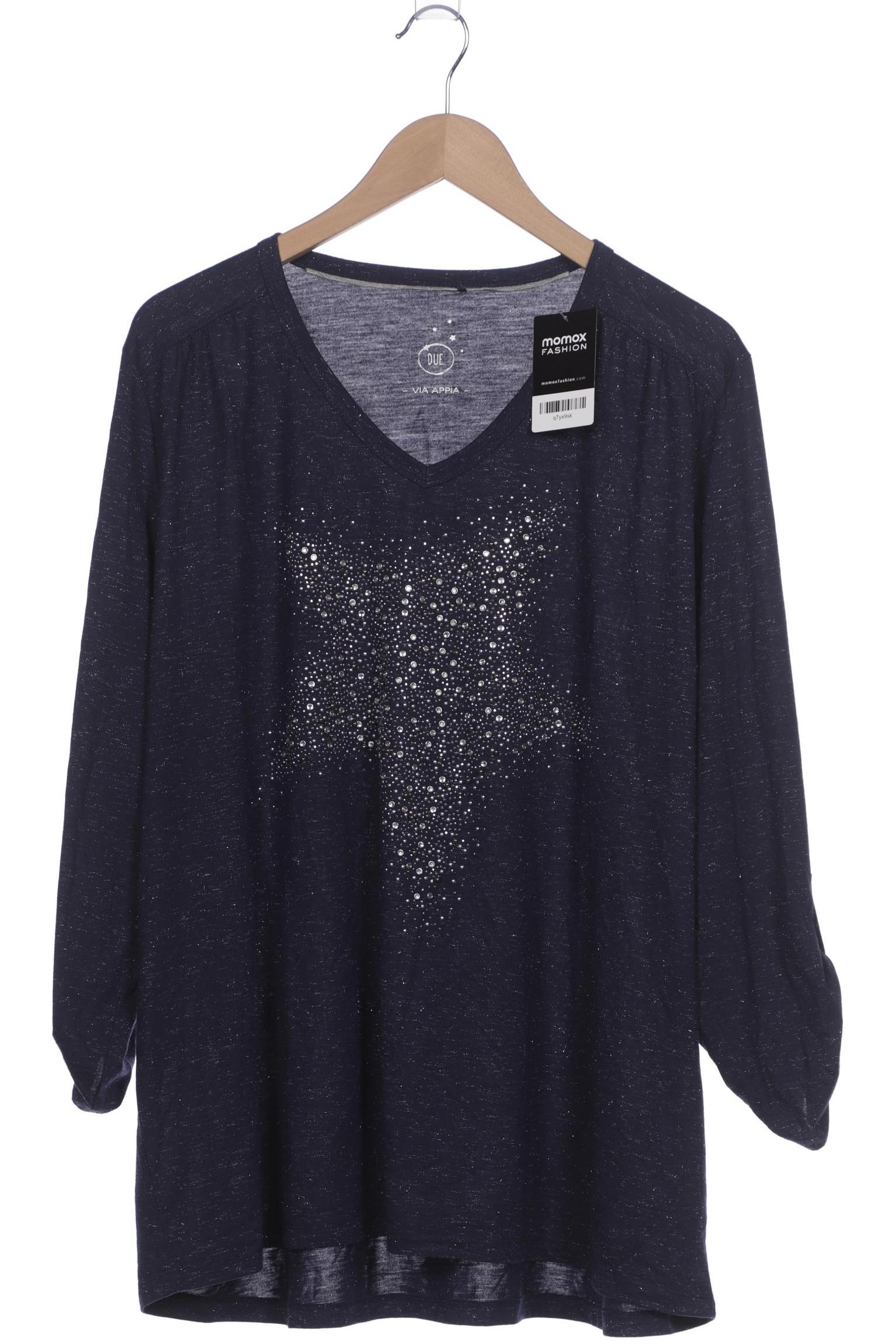 

VIA Appia DUE Damen Langarmshirt, marineblau, Gr. 50