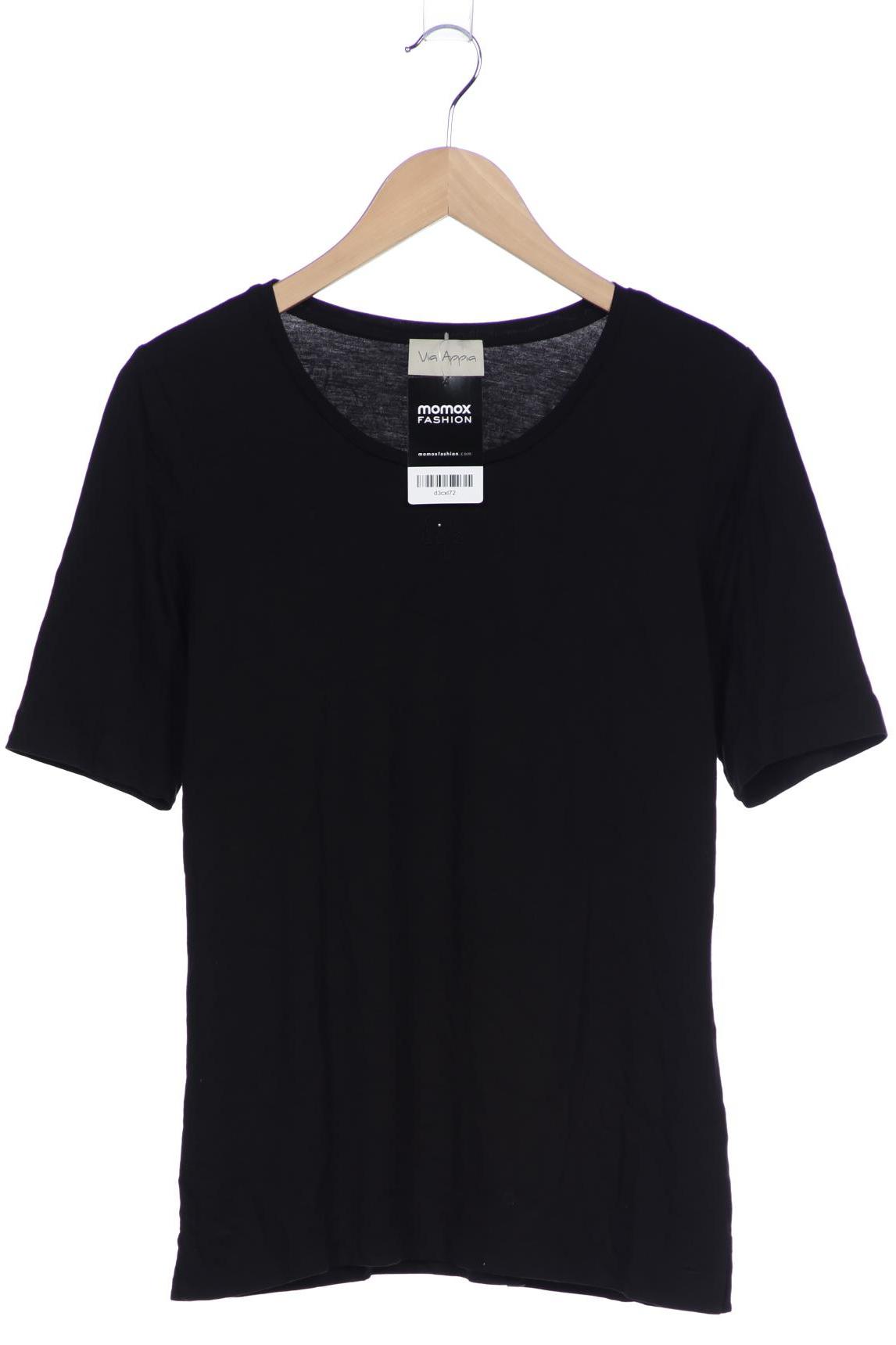 

VIA Appia DUE Damen T-Shirt, schwarz, Gr. 42