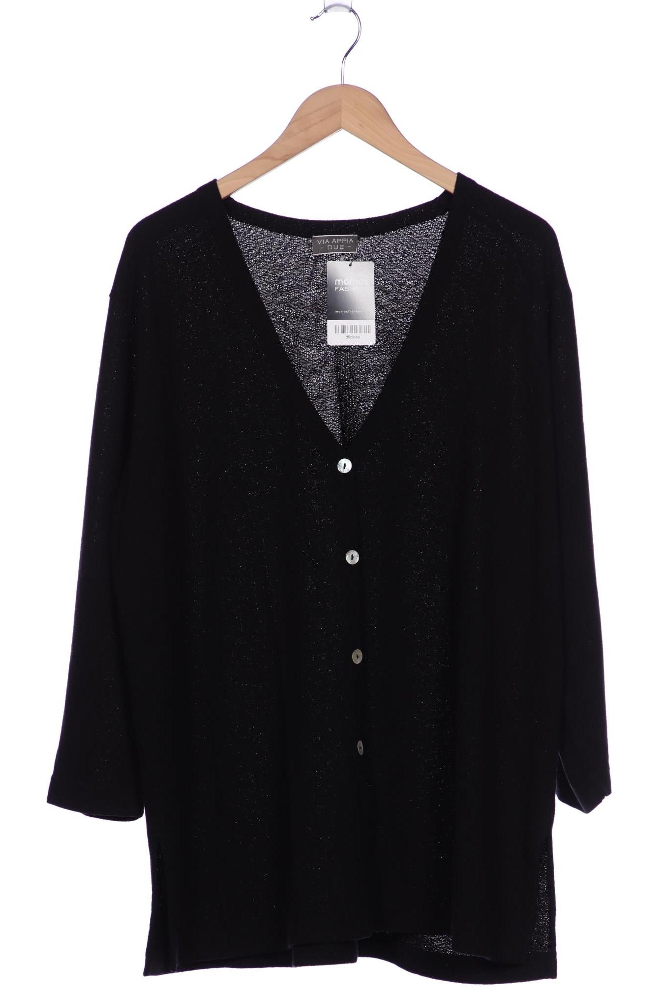 

VIA Appia DUE Damen Strickjacke, schwarz, Gr. 50