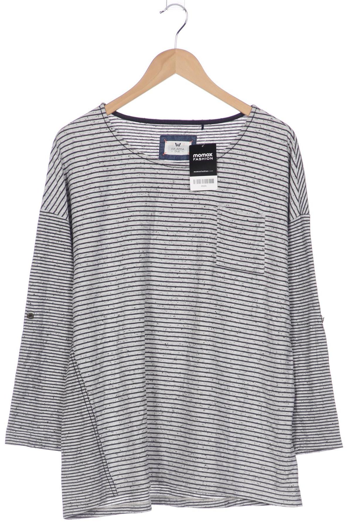 

VIA Appia DUE Damen Langarmshirt, grau, Gr. 48