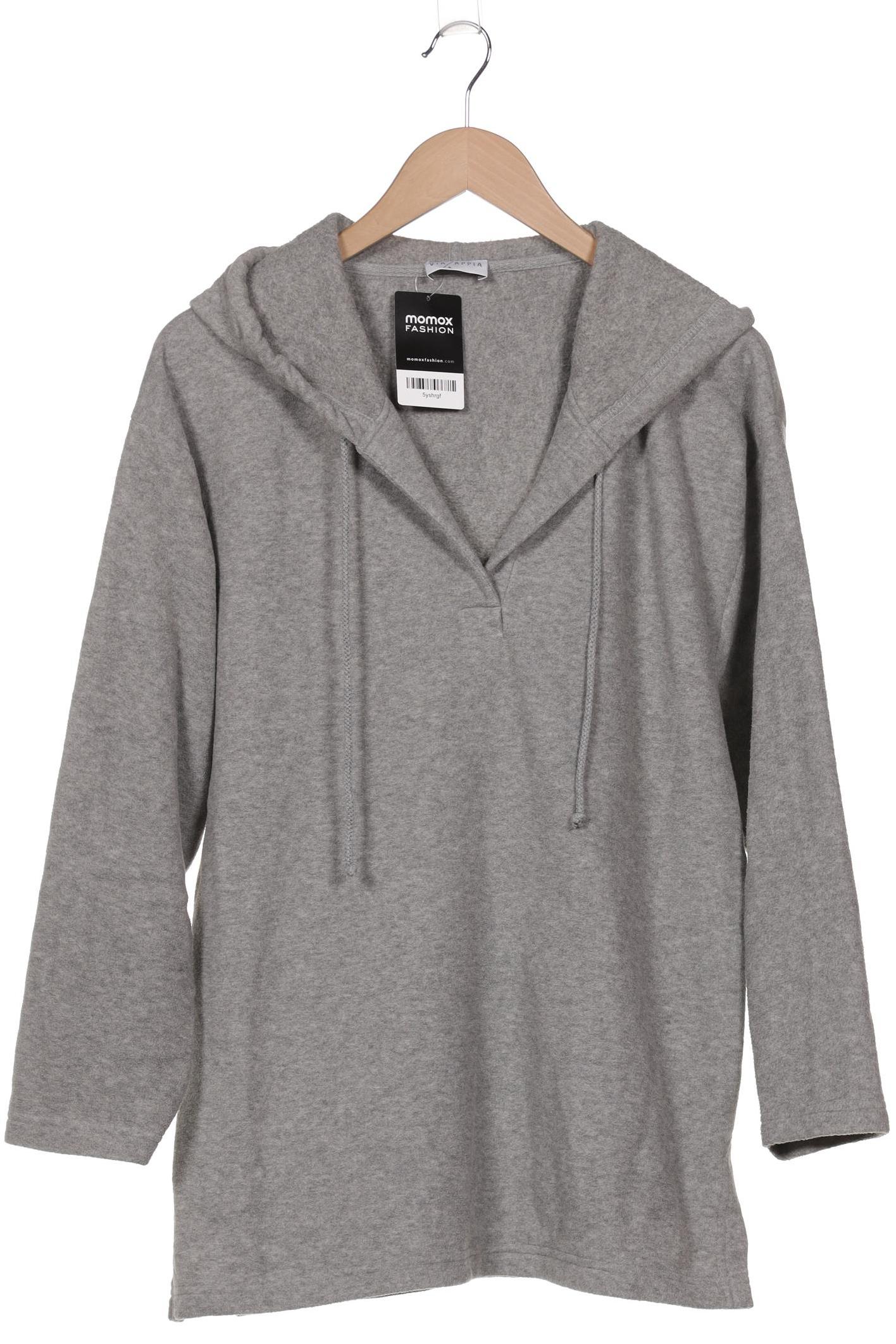 

VIA Appia DUE Damen Kapuzenpullover, grau, Gr. 40