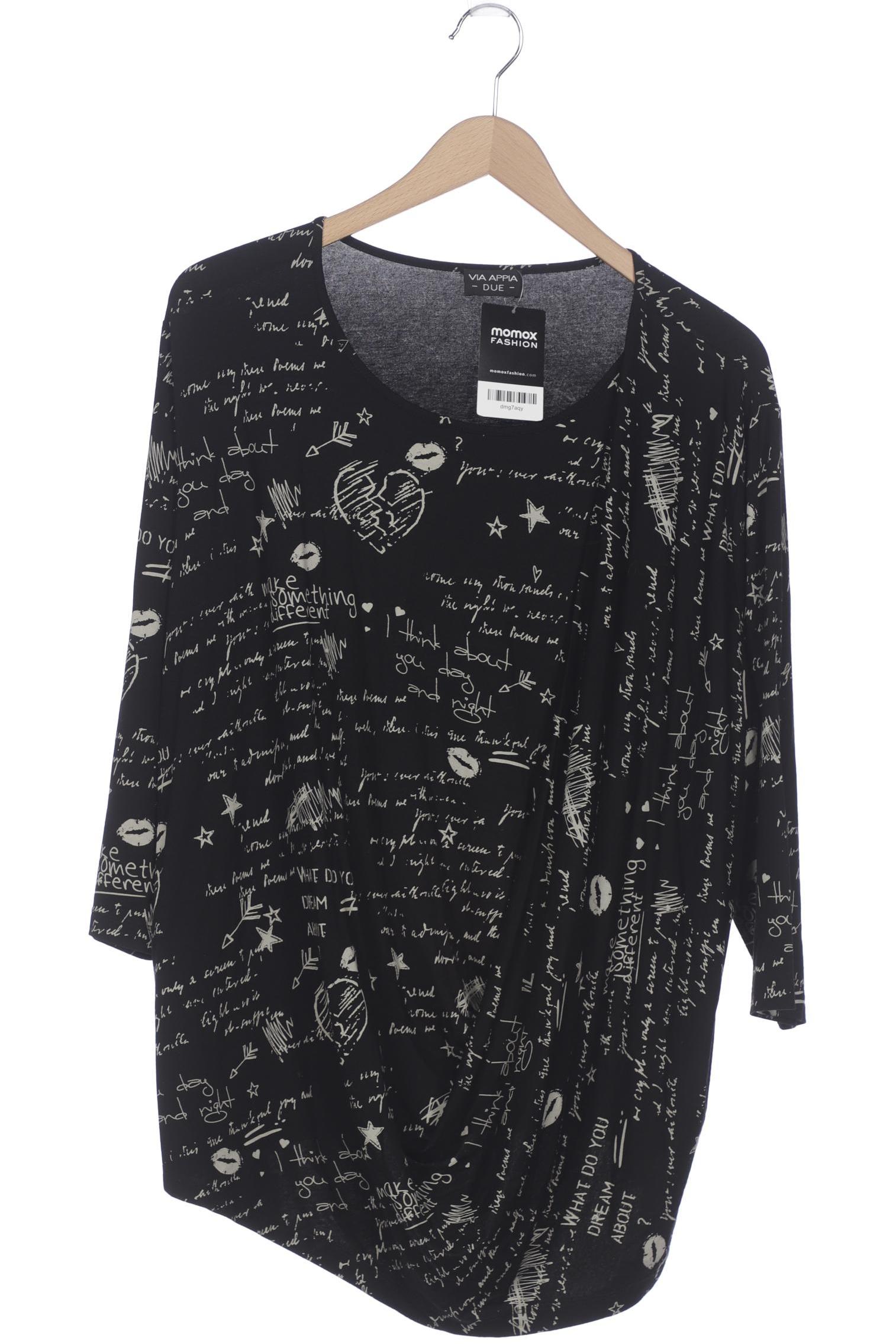 

VIA Appia DUE Damen Langarmshirt, schwarz, Gr. 44