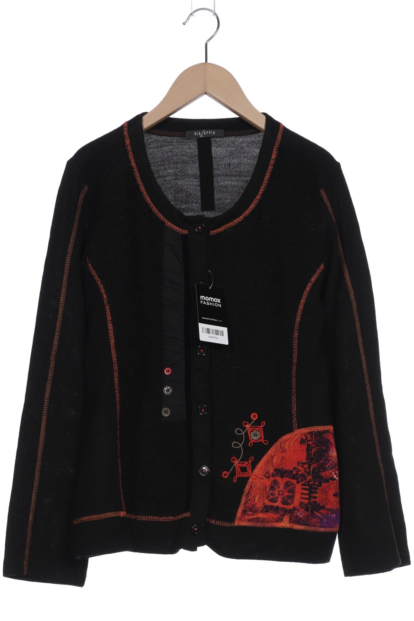

VIA Appia DUE Damen Strickjacke, schwarz, Gr. 42