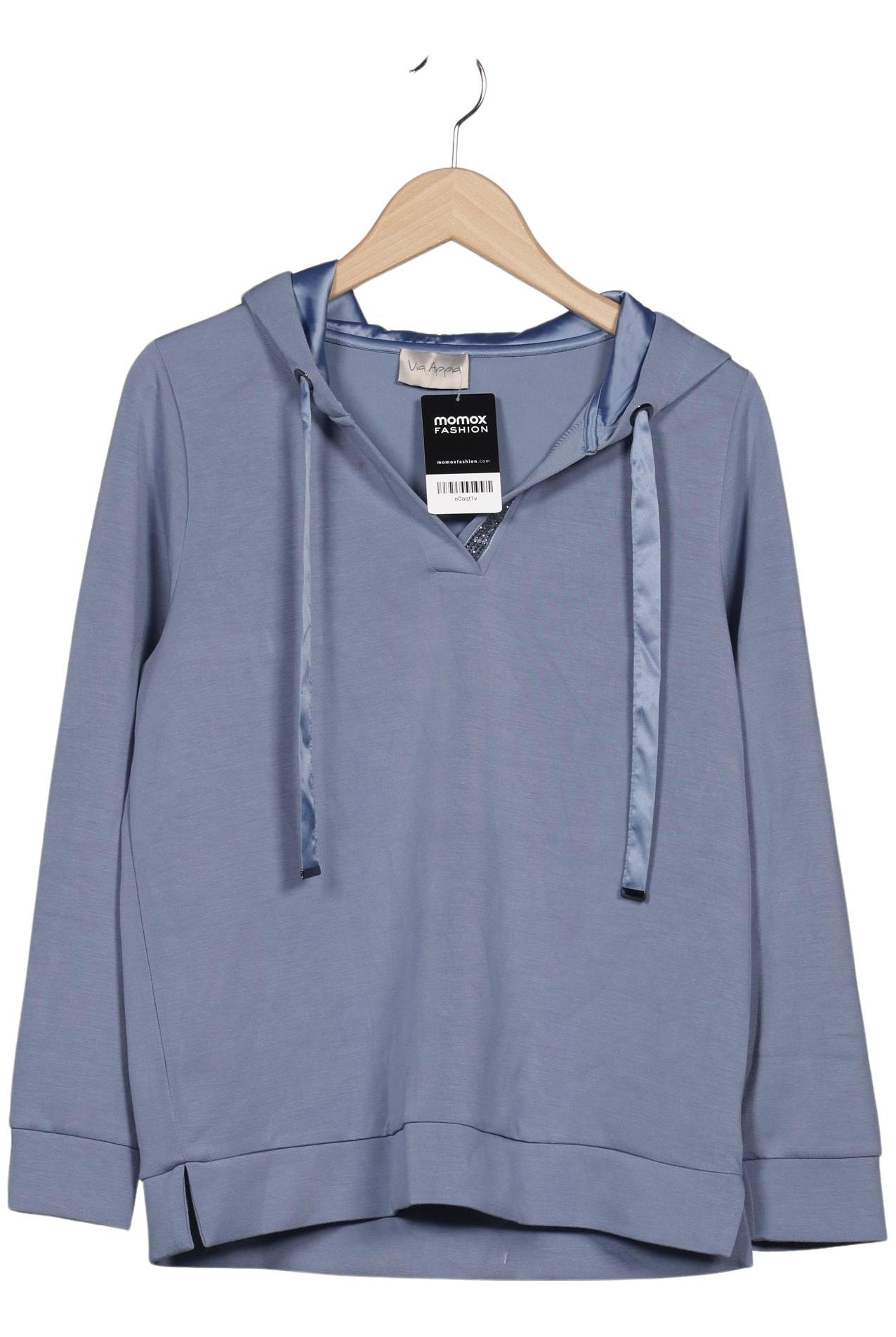 

VIA Appia DUE Damen Kapuzenpullover, hellblau, Gr. 38