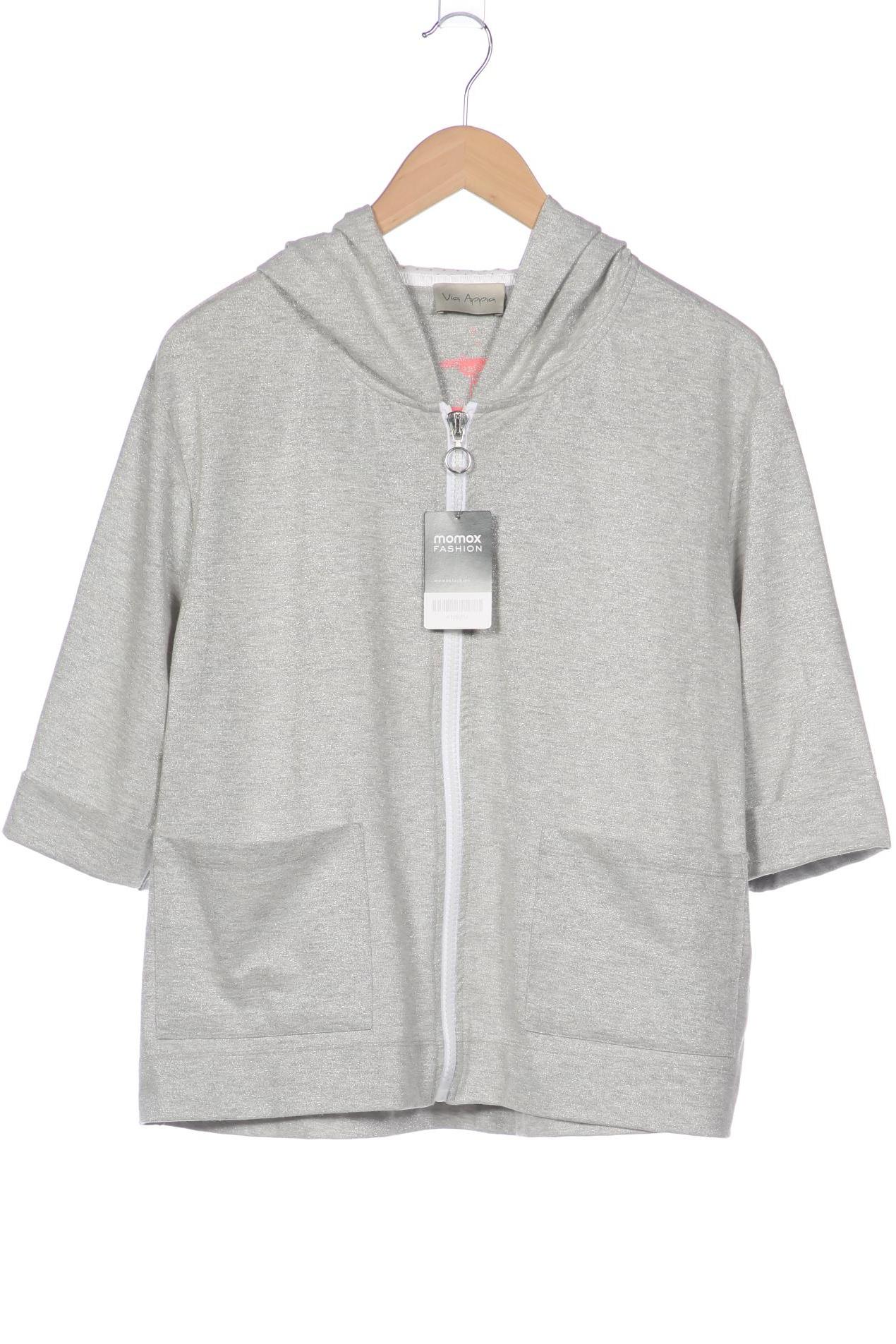 

VIA Appia DUE Damen Kapuzenpullover, silber, Gr. 42