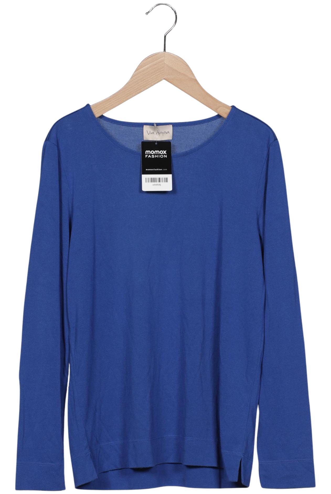 

VIA Appia DUE Damen Langarmshirt, blau, Gr. 36
