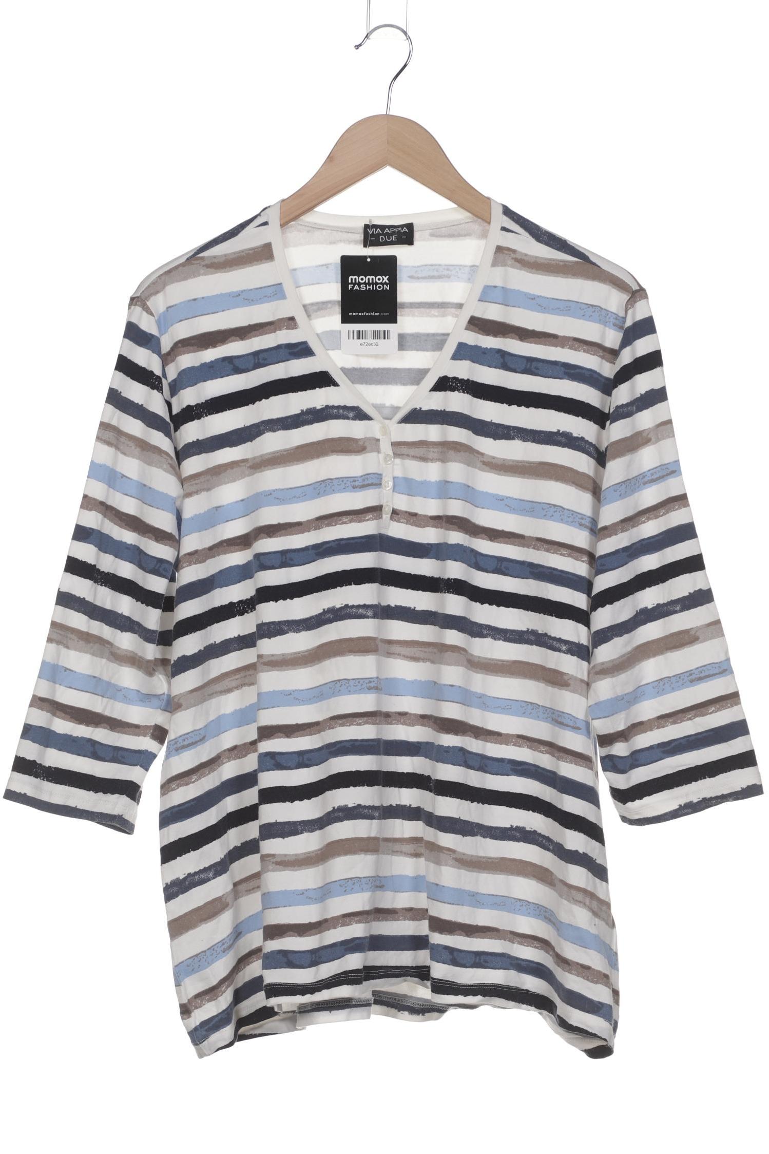 

VIA Appia DUE Damen Langarmshirt, blau, Gr. 52