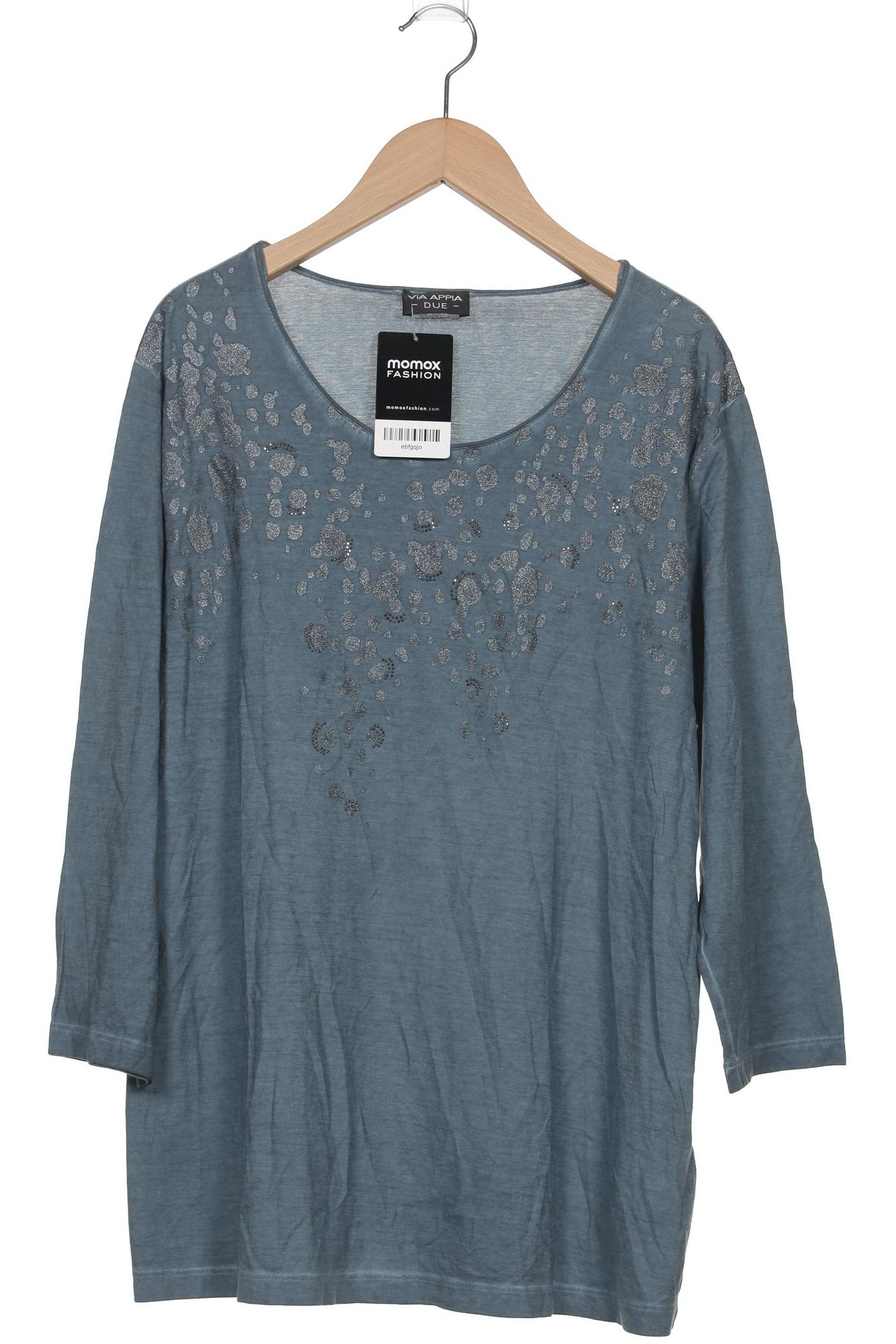 

VIA Appia DUE Damen Langarmshirt, blau, Gr. 44