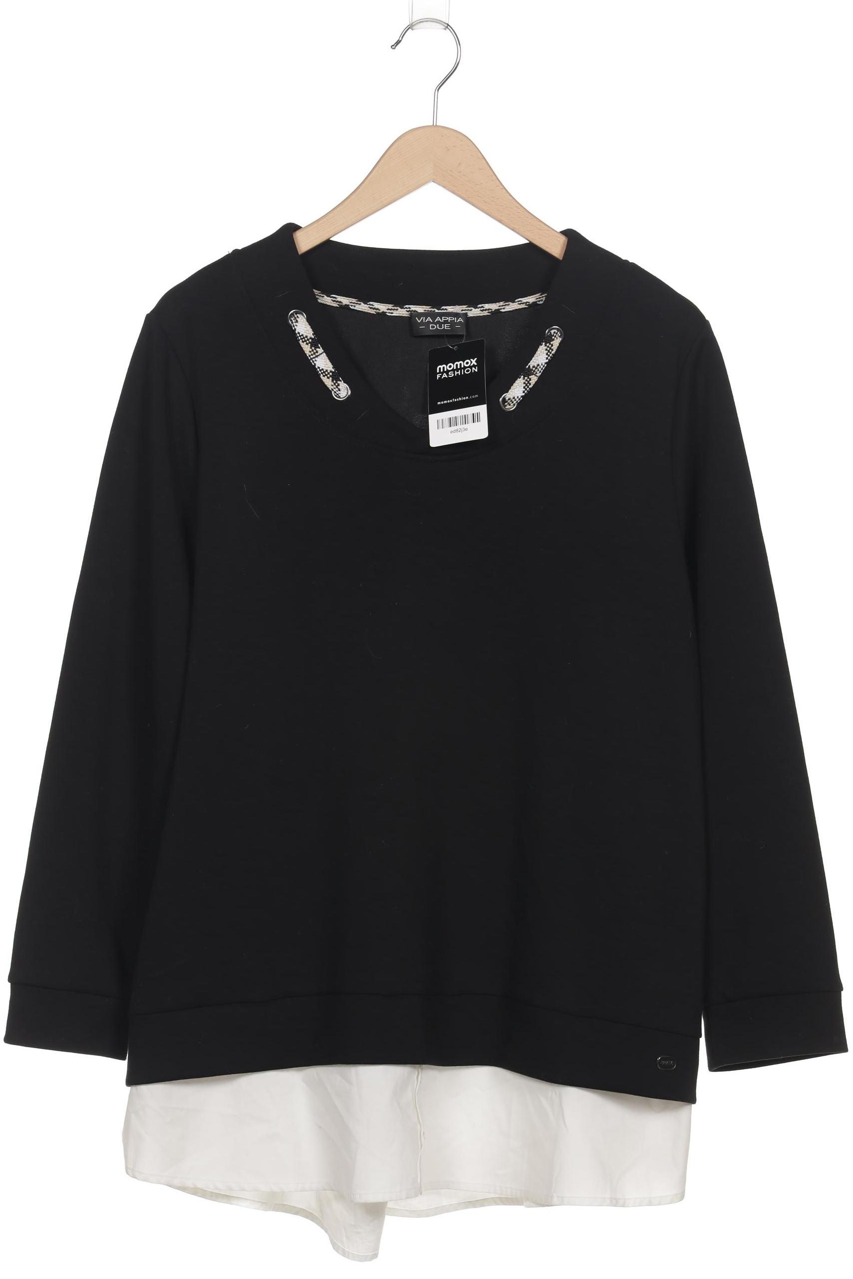 

VIA Appia DUE Damen Sweatshirt, schwarz, Gr. 46