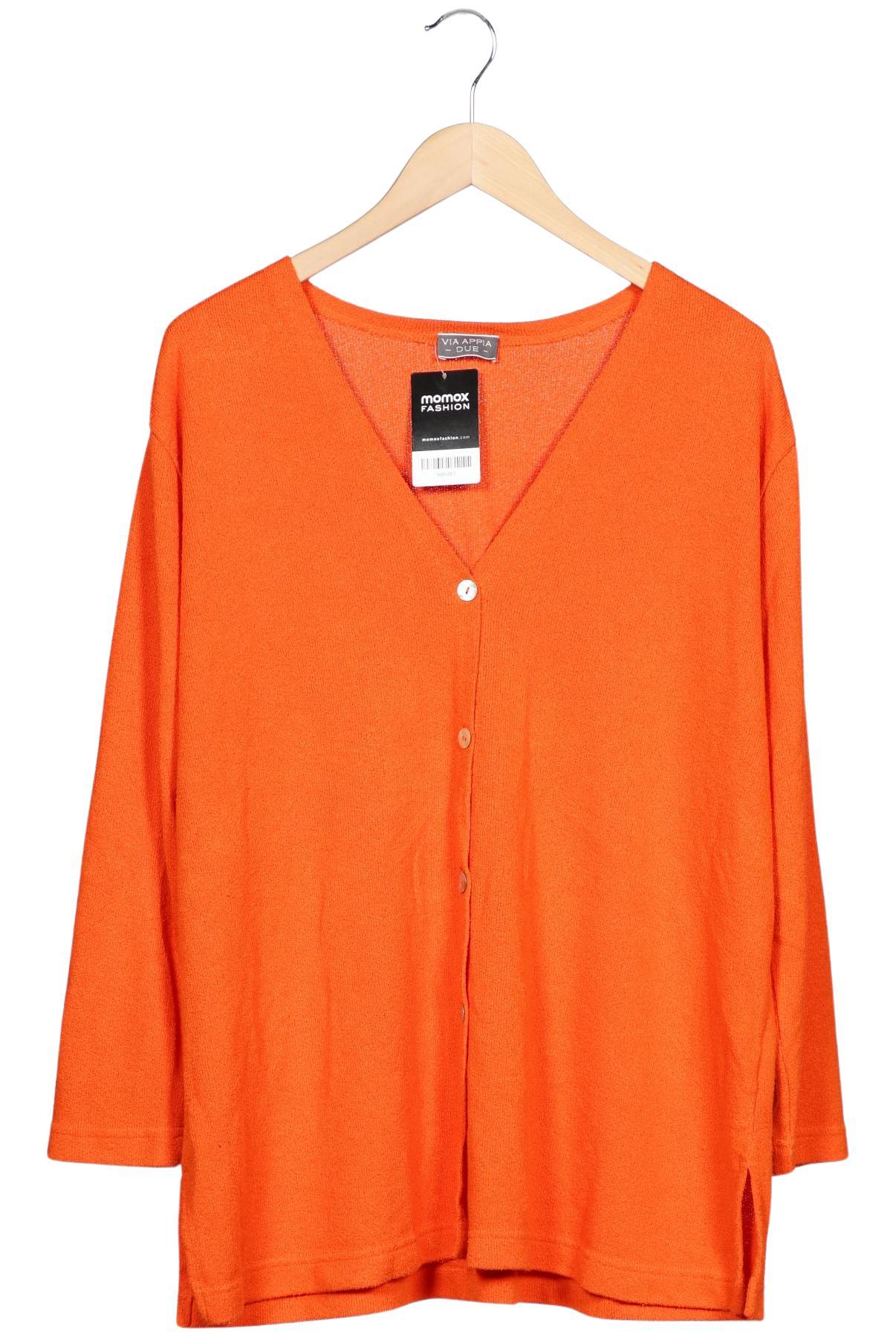 

VIA Appia DUE Damen Strickjacke, orange, Gr. 50