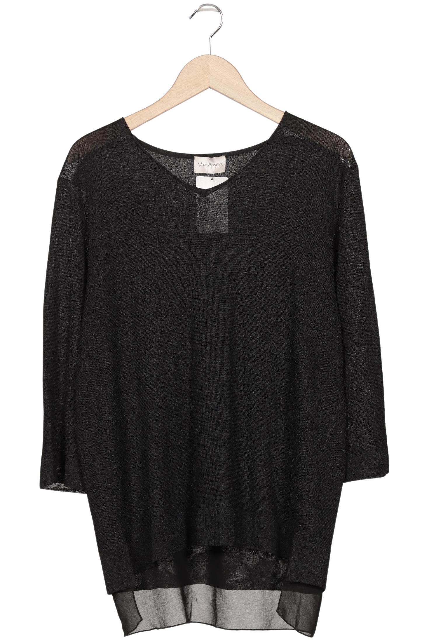 

VIA Appia DUE Damen Pullover, schwarz, Gr. 42