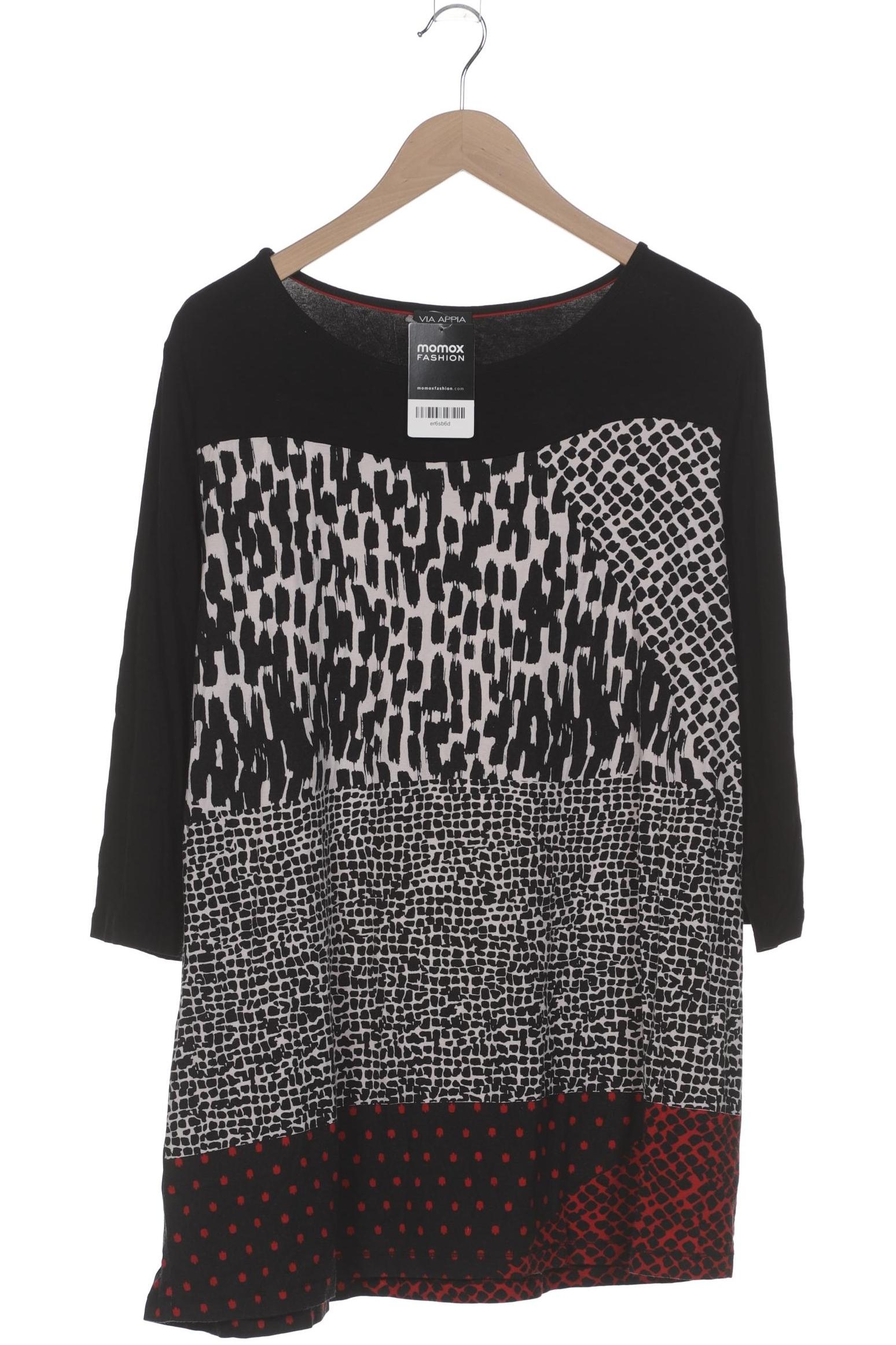 

VIA Appia DUE Damen Langarmshirt, schwarz, Gr. 48