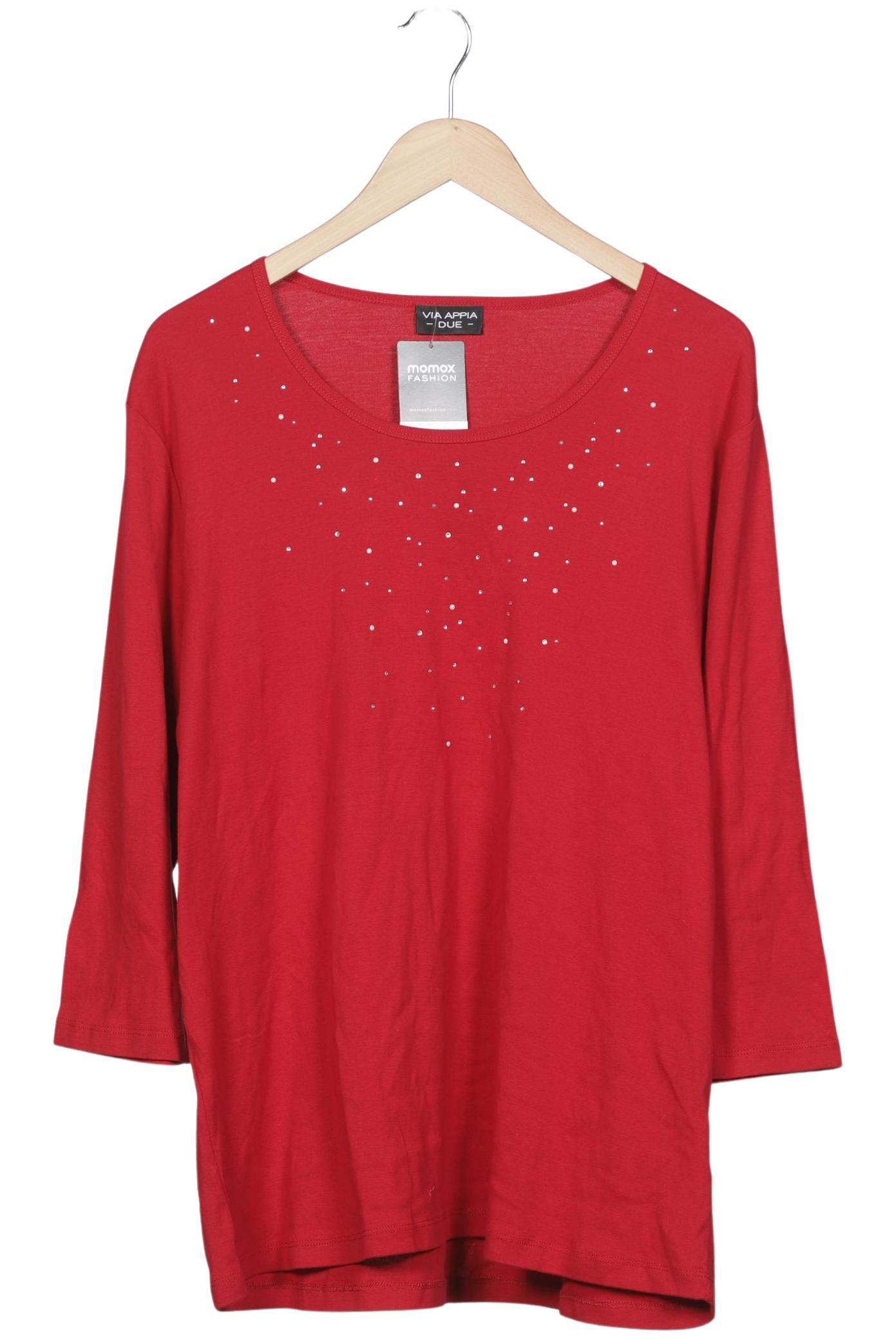 

VIA Appia DUE Damen Langarmshirt, rot, Gr. 50