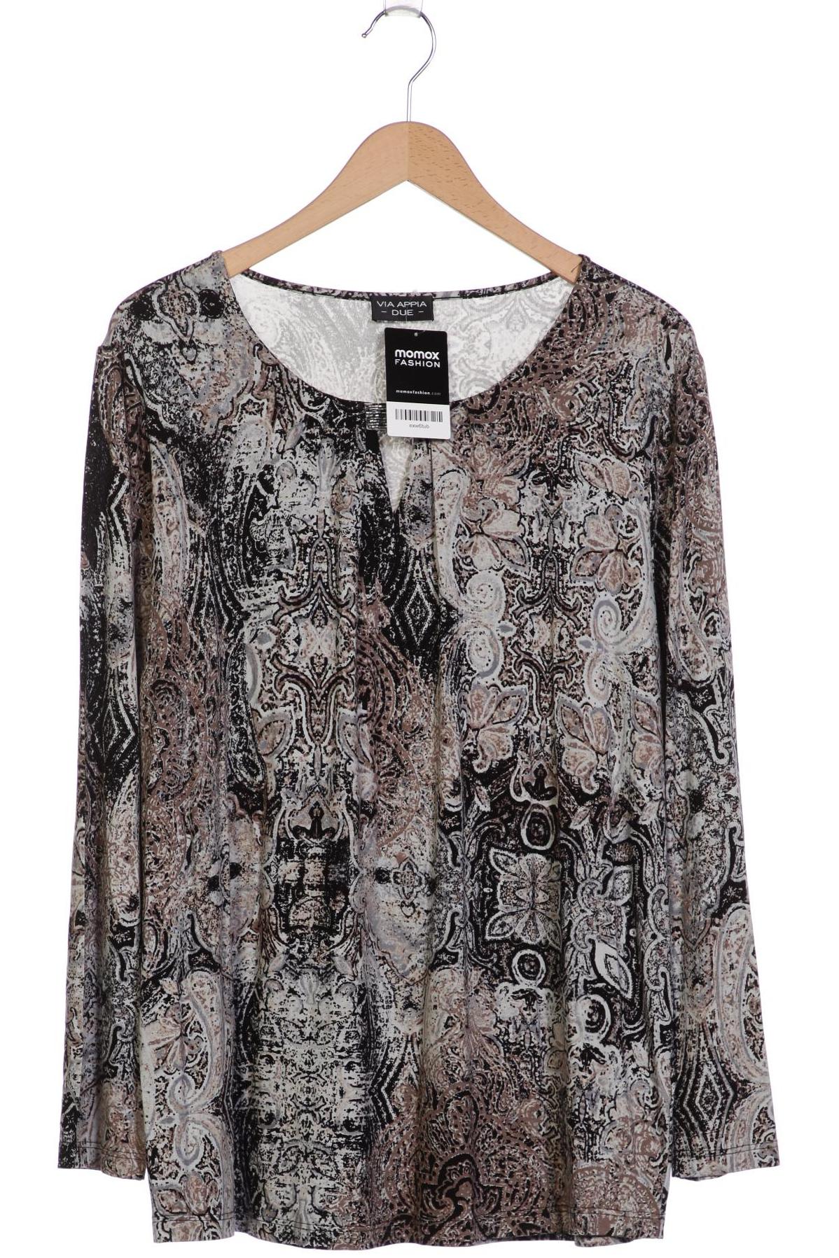 

VIA Appia DUE Damen Langarmshirt, grau, Gr. 46