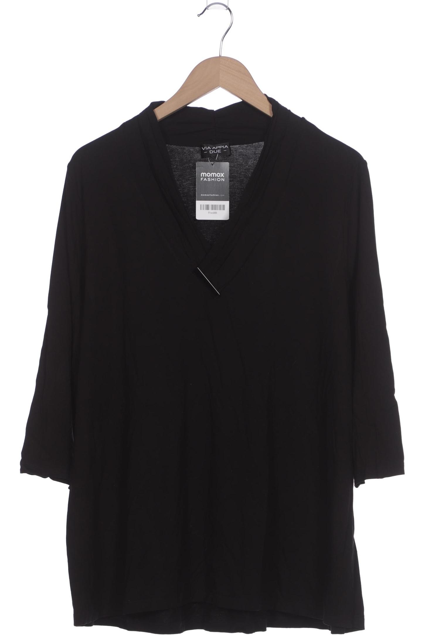 

VIA Appia DUE Damen Langarmshirt, schwarz, Gr. 48