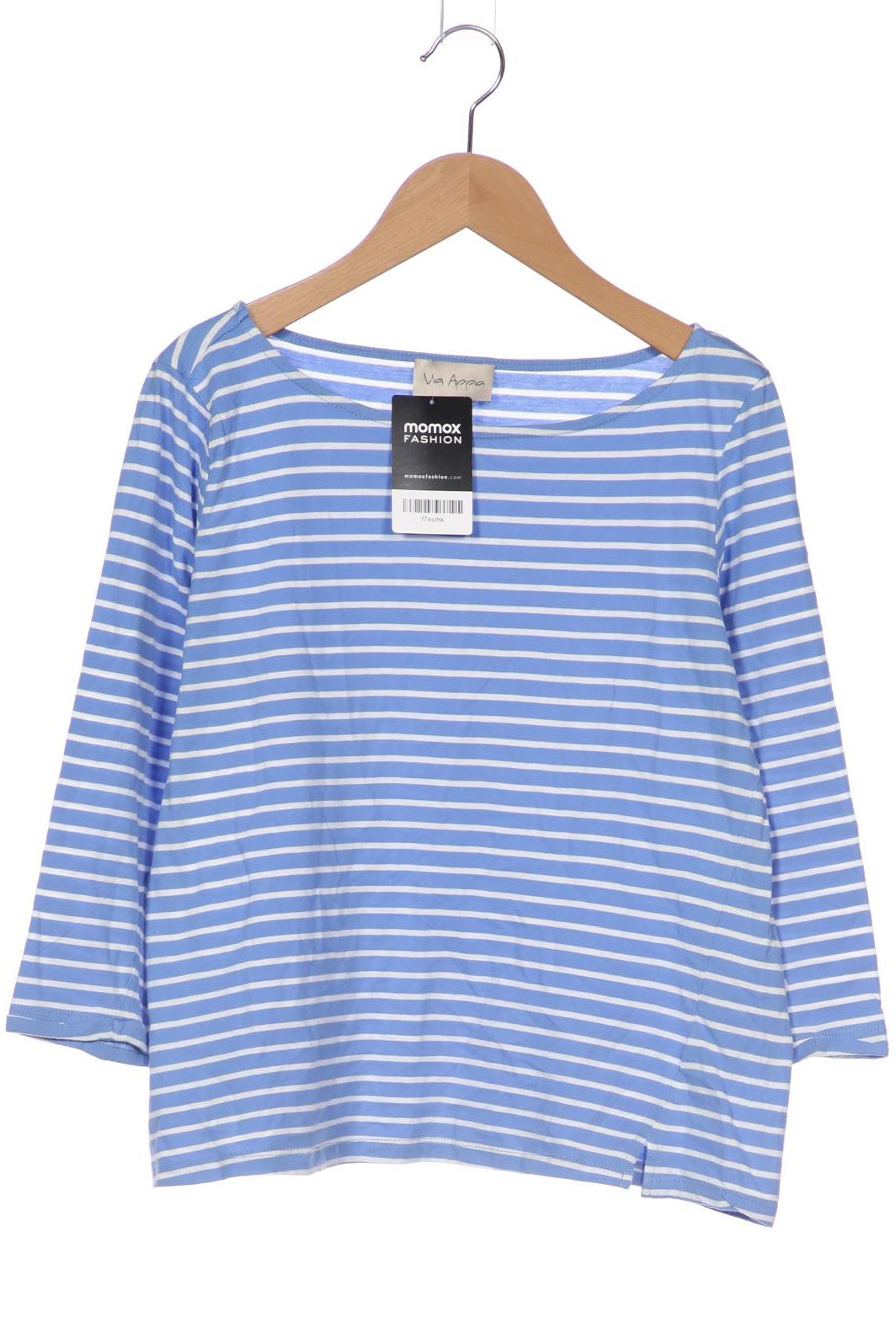 

VIA Appia DUE Damen Langarmshirt, blau, Gr. 38