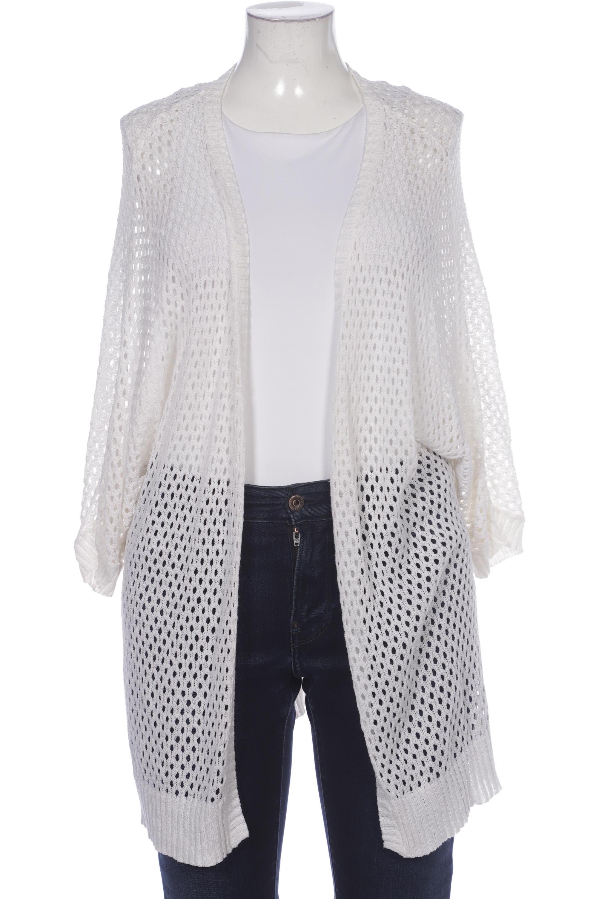 

VIA Appia DUE Damen Strickjacke, weiß, Gr. 50
