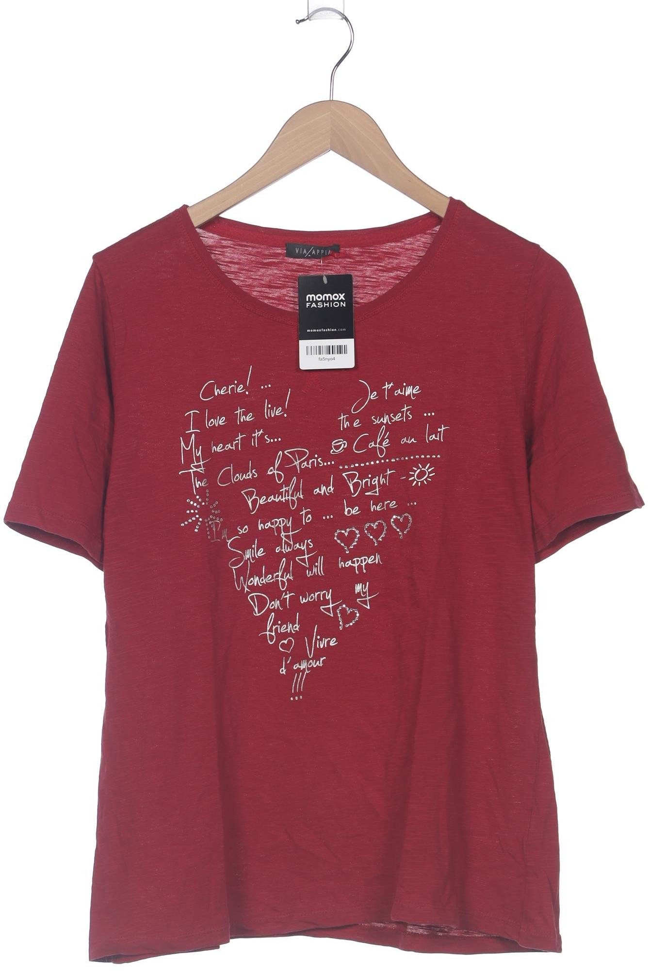 

VIA Appia DUE Damen T-Shirt, bordeaux, Gr. 44