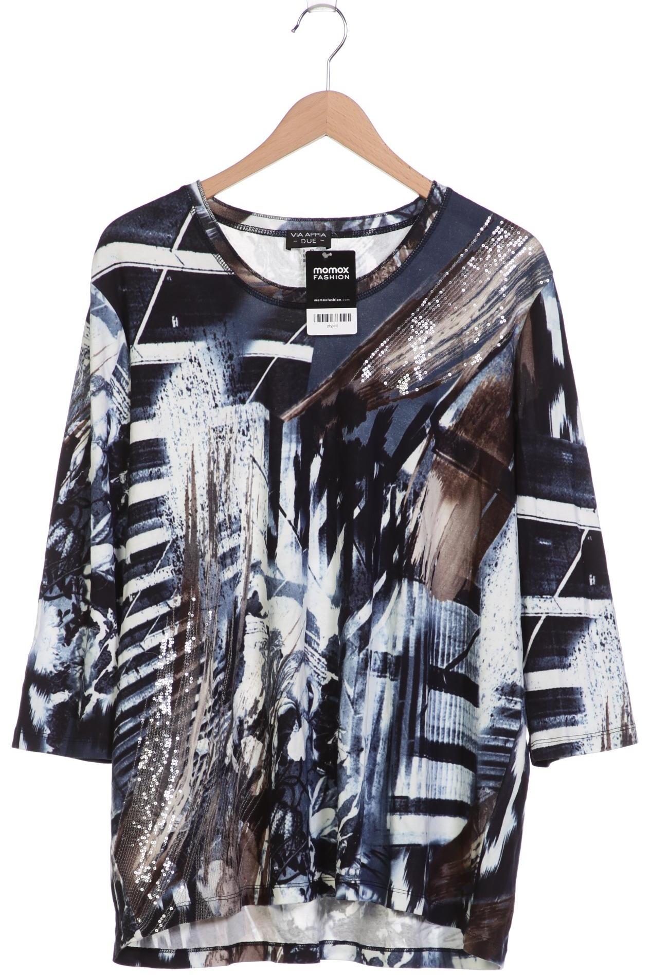 

VIA Appia DUE Damen Langarmshirt, blau, Gr. 52