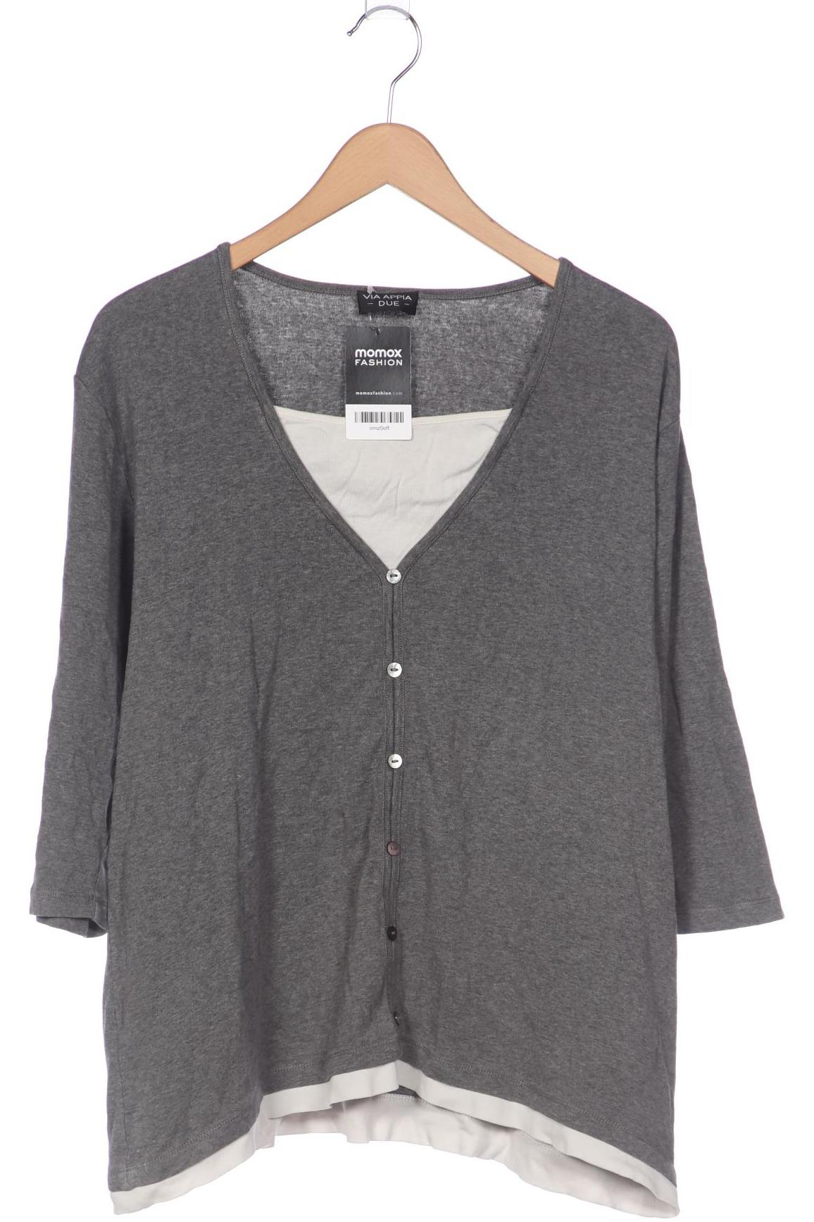 

VIA Appia DUE Damen Langarmshirt, grau, Gr. 46