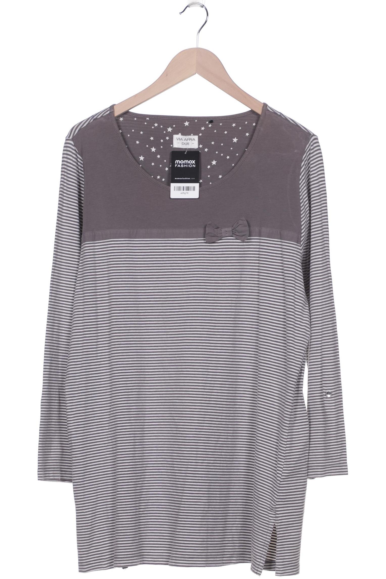 

VIA Appia DUE Damen Langarmshirt, grau, Gr. 48