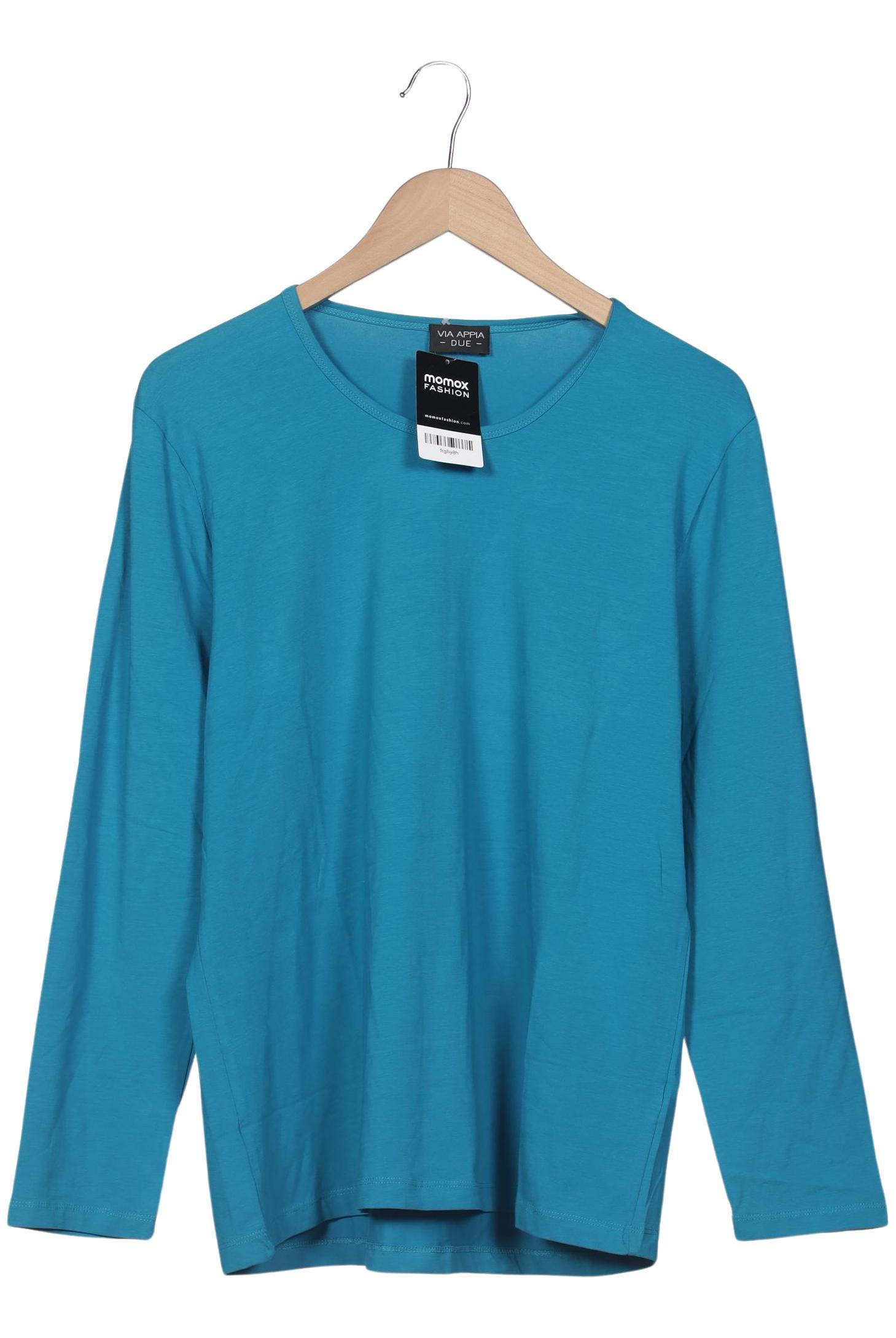 

VIA Appia DUE Damen Langarmshirt, blau, Gr. 44