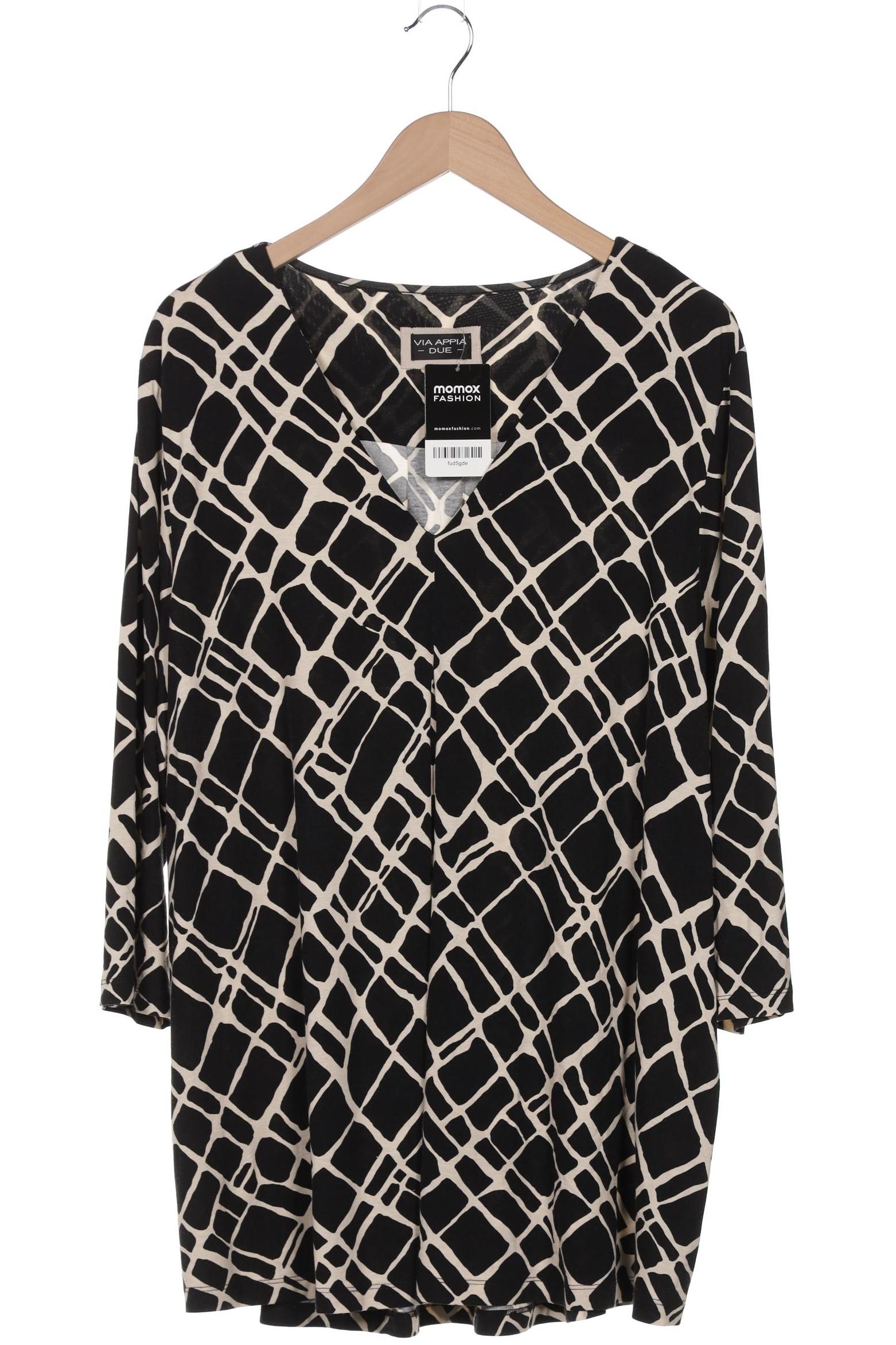 

VIA Appia DUE Damen Langarmshirt, schwarz, Gr. 52