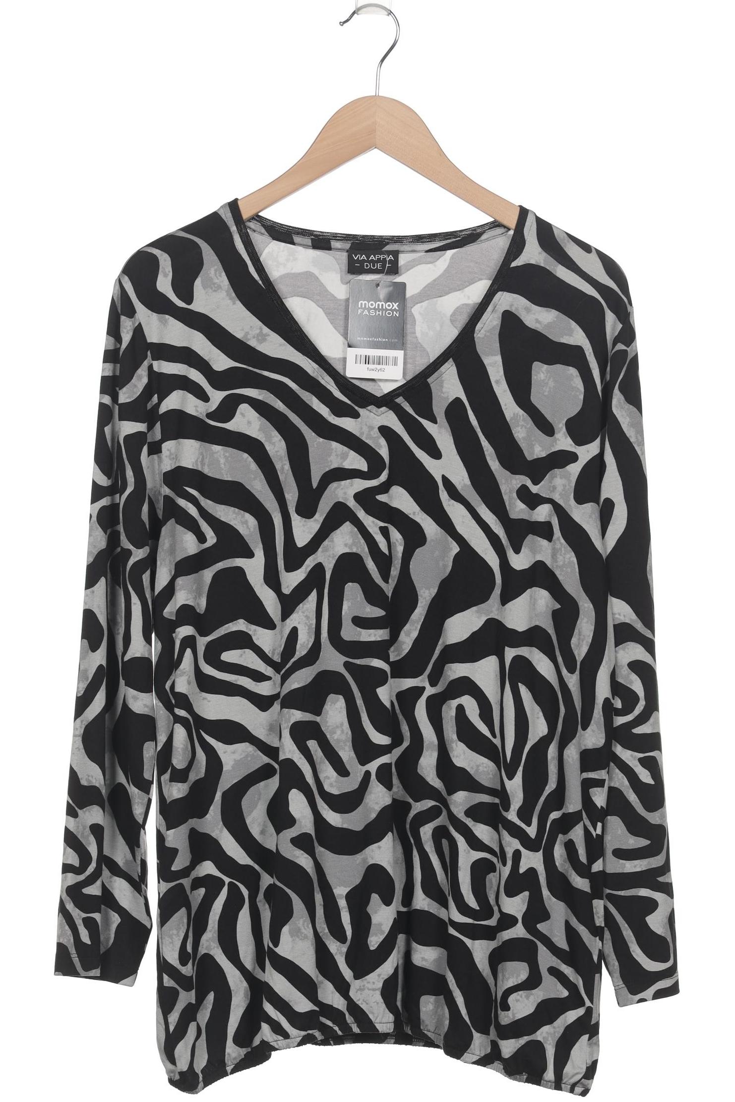 

VIA Appia DUE Damen Langarmshirt, schwarz, Gr. 46
