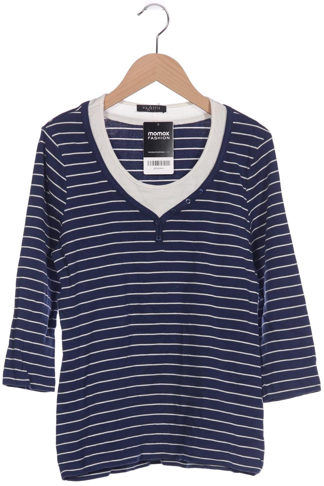 

VIA Appia DUE Damen Langarmshirt, marineblau, Gr. 36