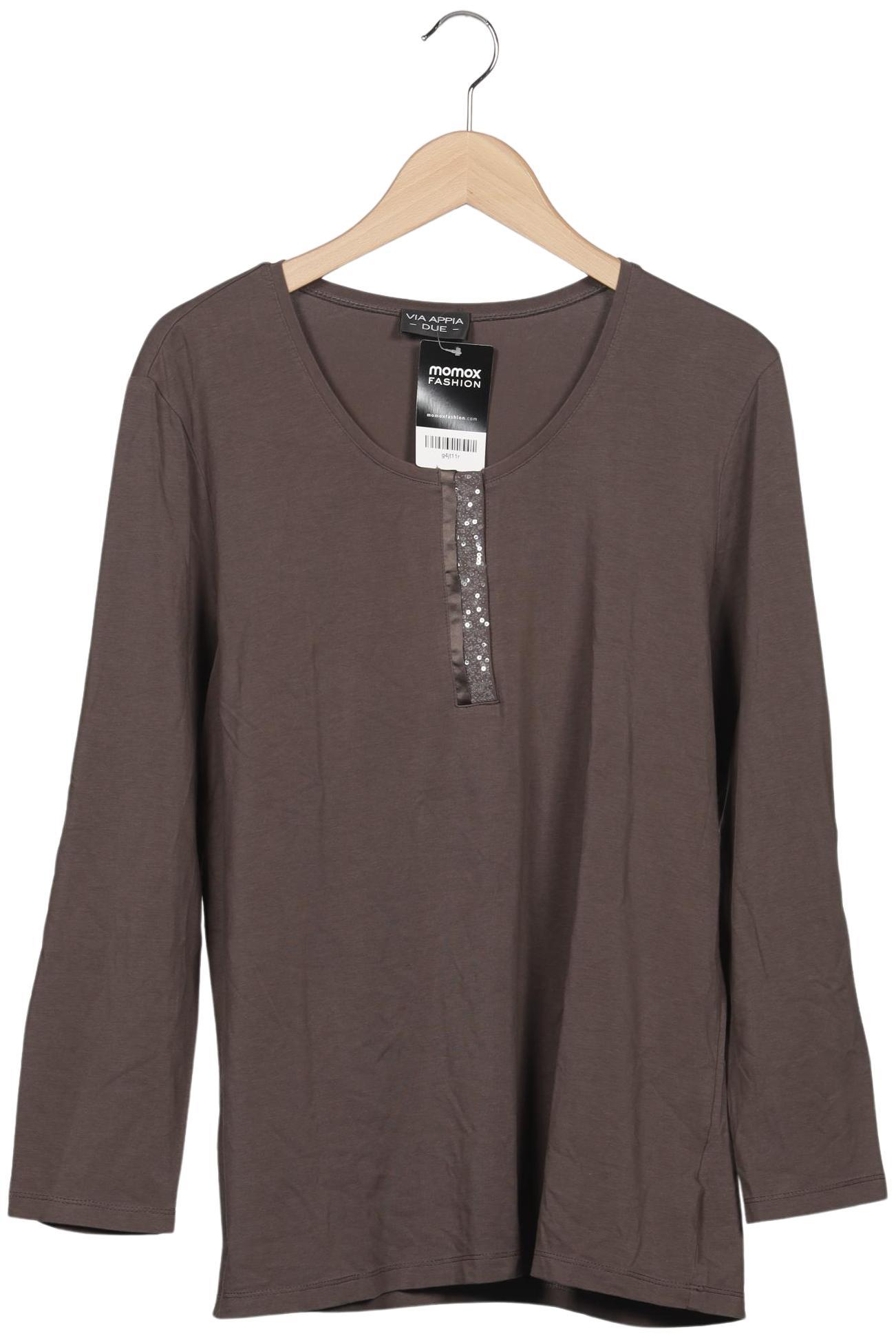 

VIA Appia DUE Damen Langarmshirt, braun, Gr. 46