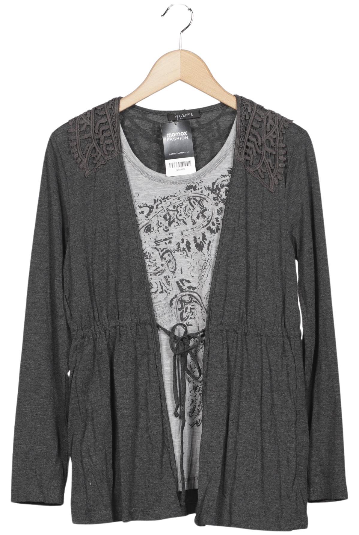 

VIA Appia DUE Damen Langarmshirt, grau, Gr. 38