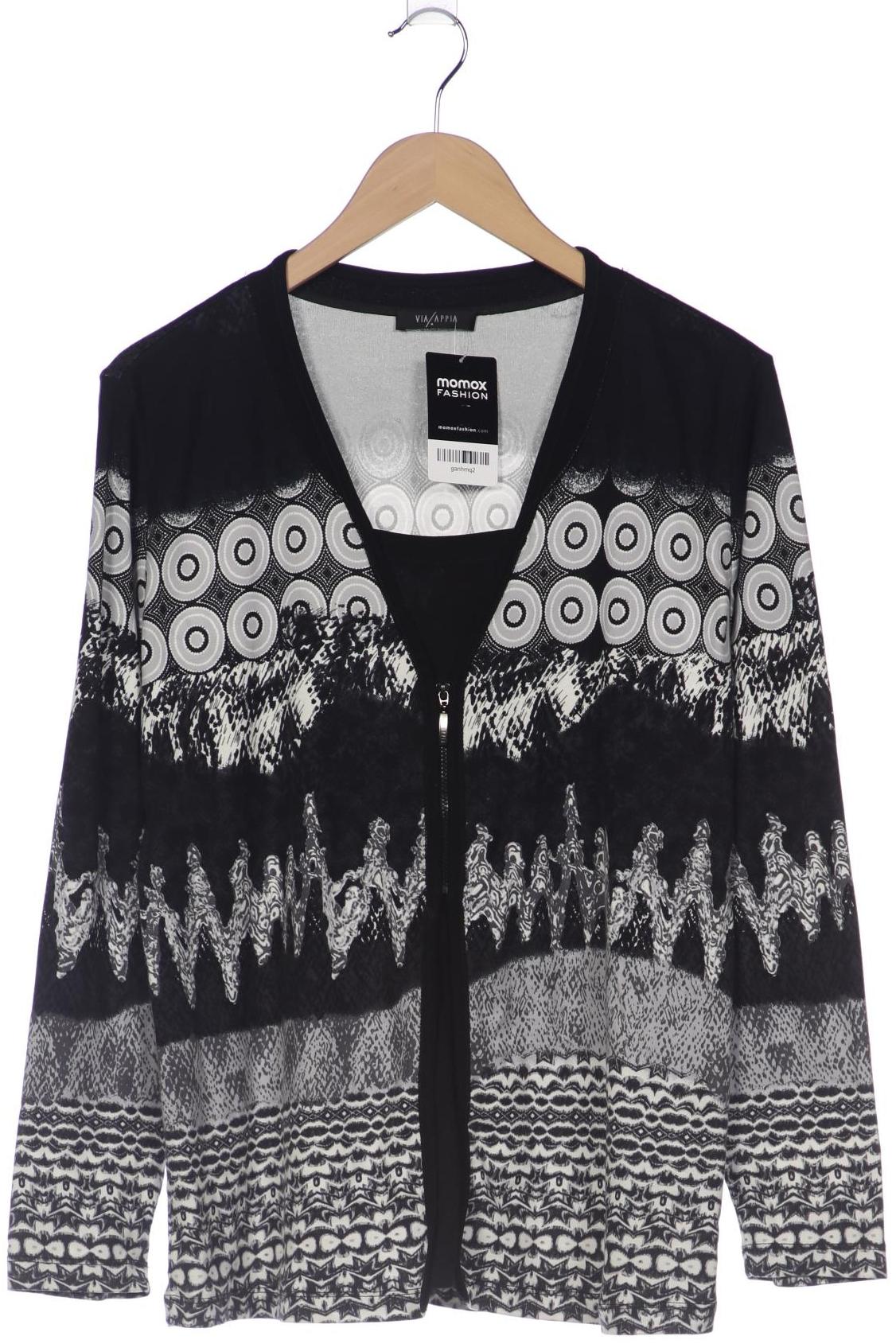 

VIA Appia DUE Damen Langarmshirt, schwarz, Gr. 46
