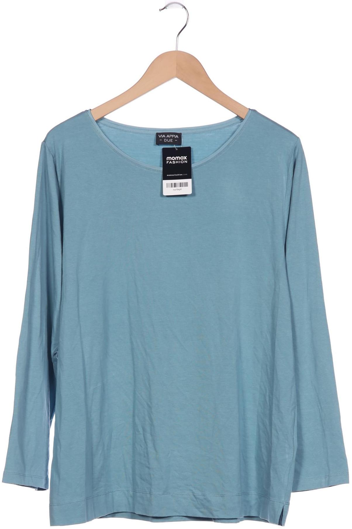 

VIA Appia DUE Damen Langarmshirt, blau, Gr. 46
