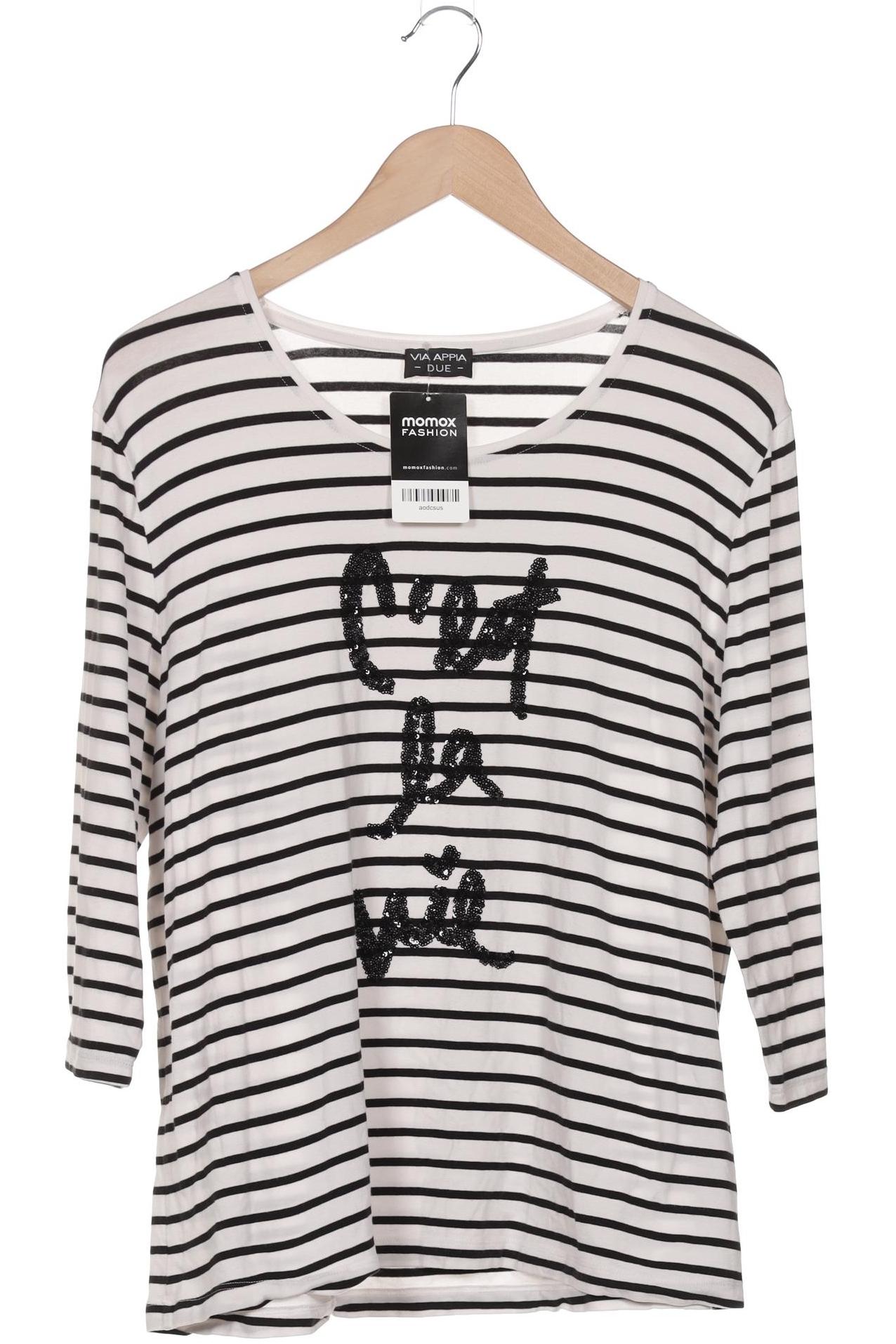 

VIA Appia DUE Damen Langarmshirt, weiß, Gr. 44