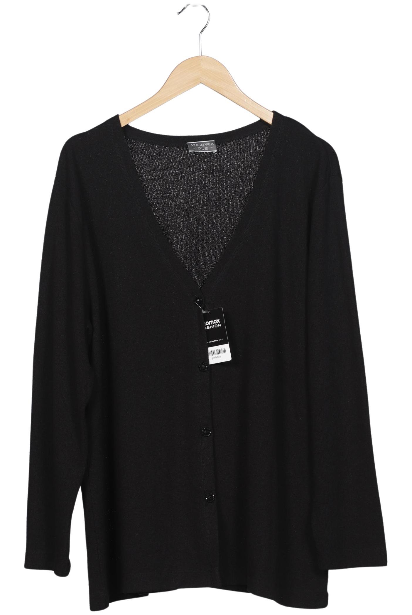 

VIA Appia DUE Damen Strickjacke, schwarz, Gr. 50