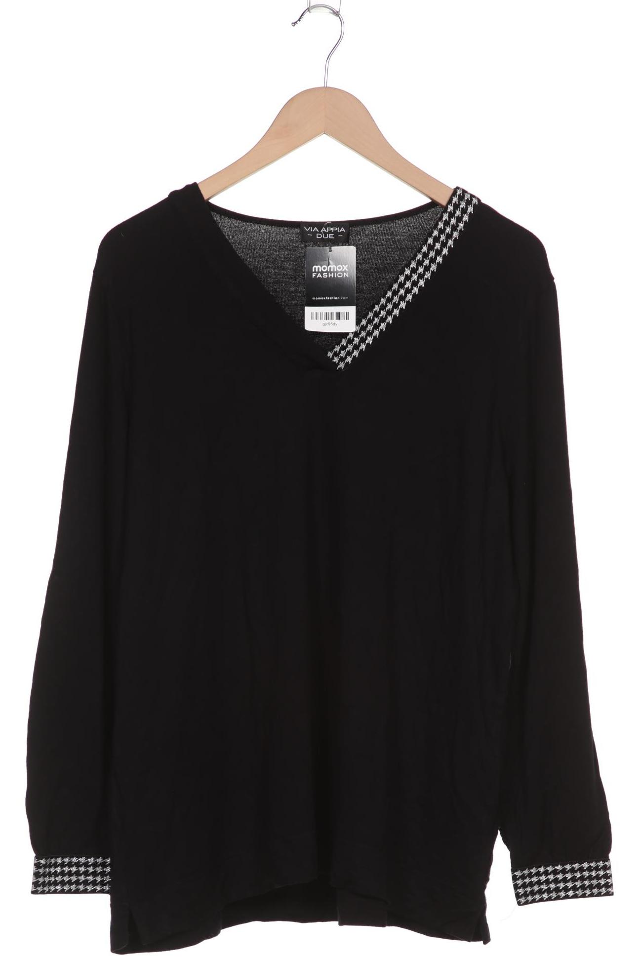 

VIA Appia DUE Damen Langarmshirt, schwarz, Gr. 44