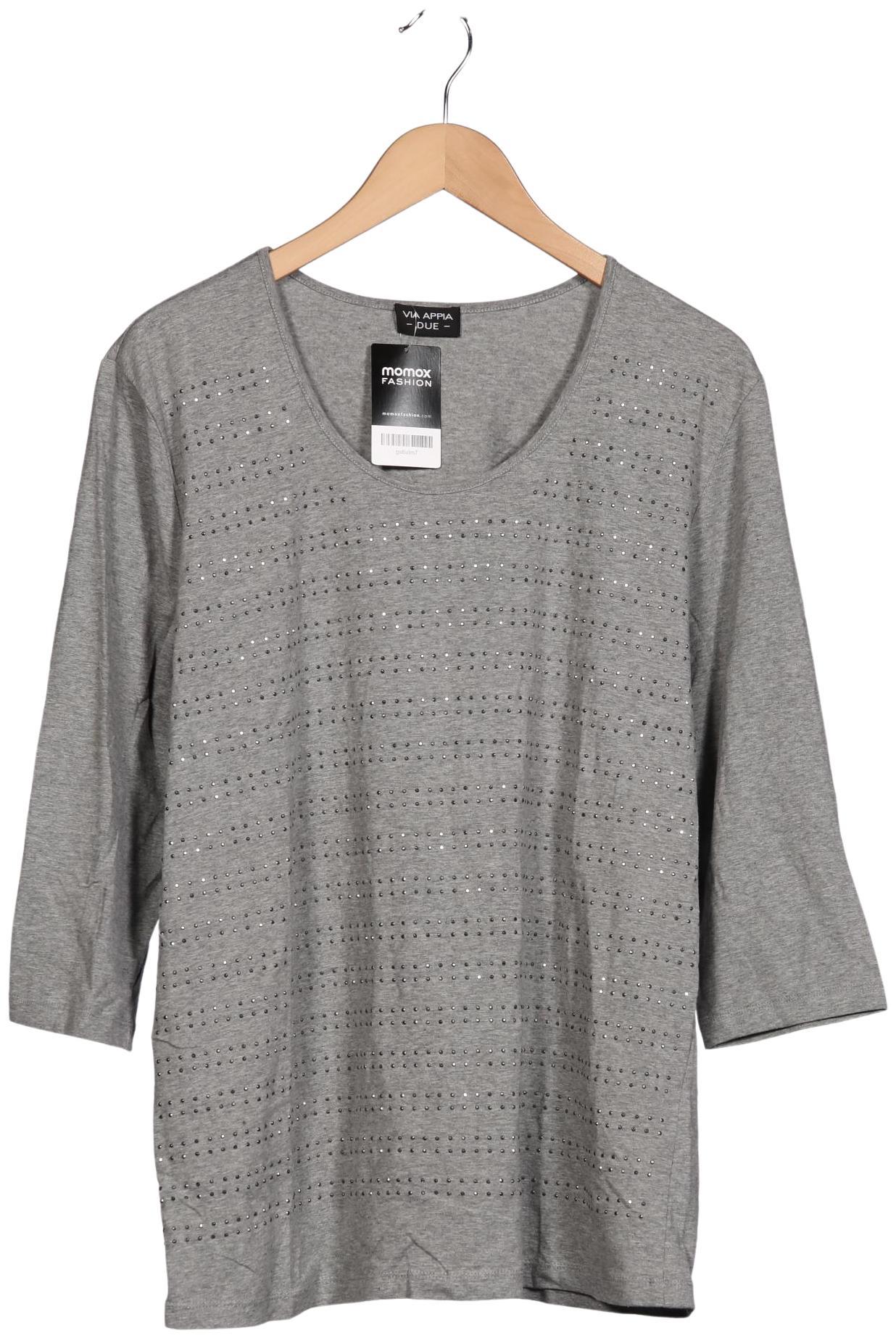 

VIA Appia DUE Damen Langarmshirt, grau, Gr. 46