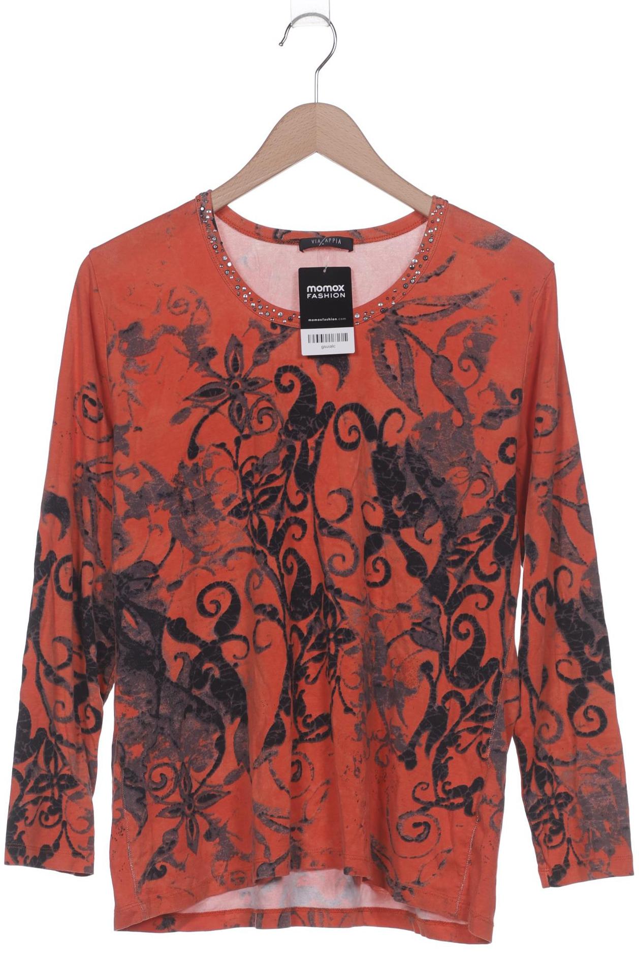 

VIA Appia DUE Damen Langarmshirt, orange, Gr. 46