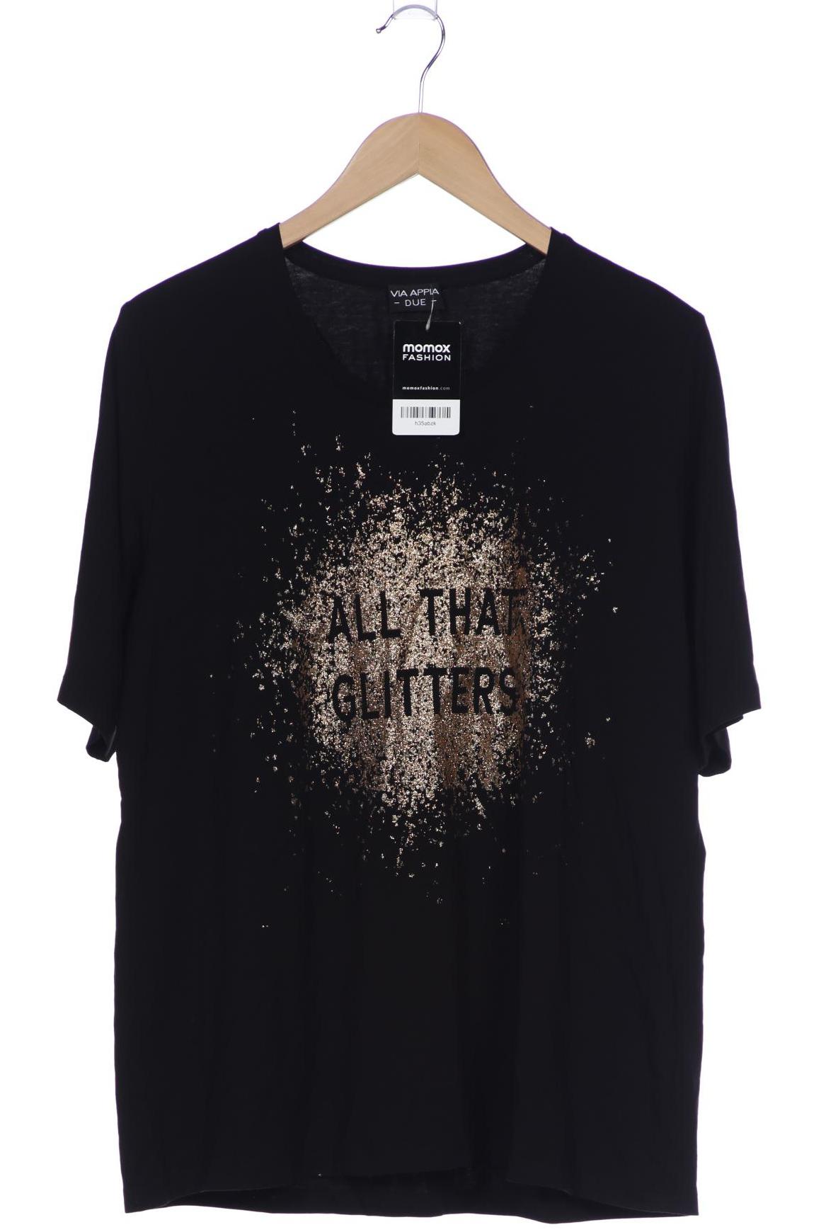 

VIA Appia DUE Damen T-Shirt, schwarz, Gr. 46