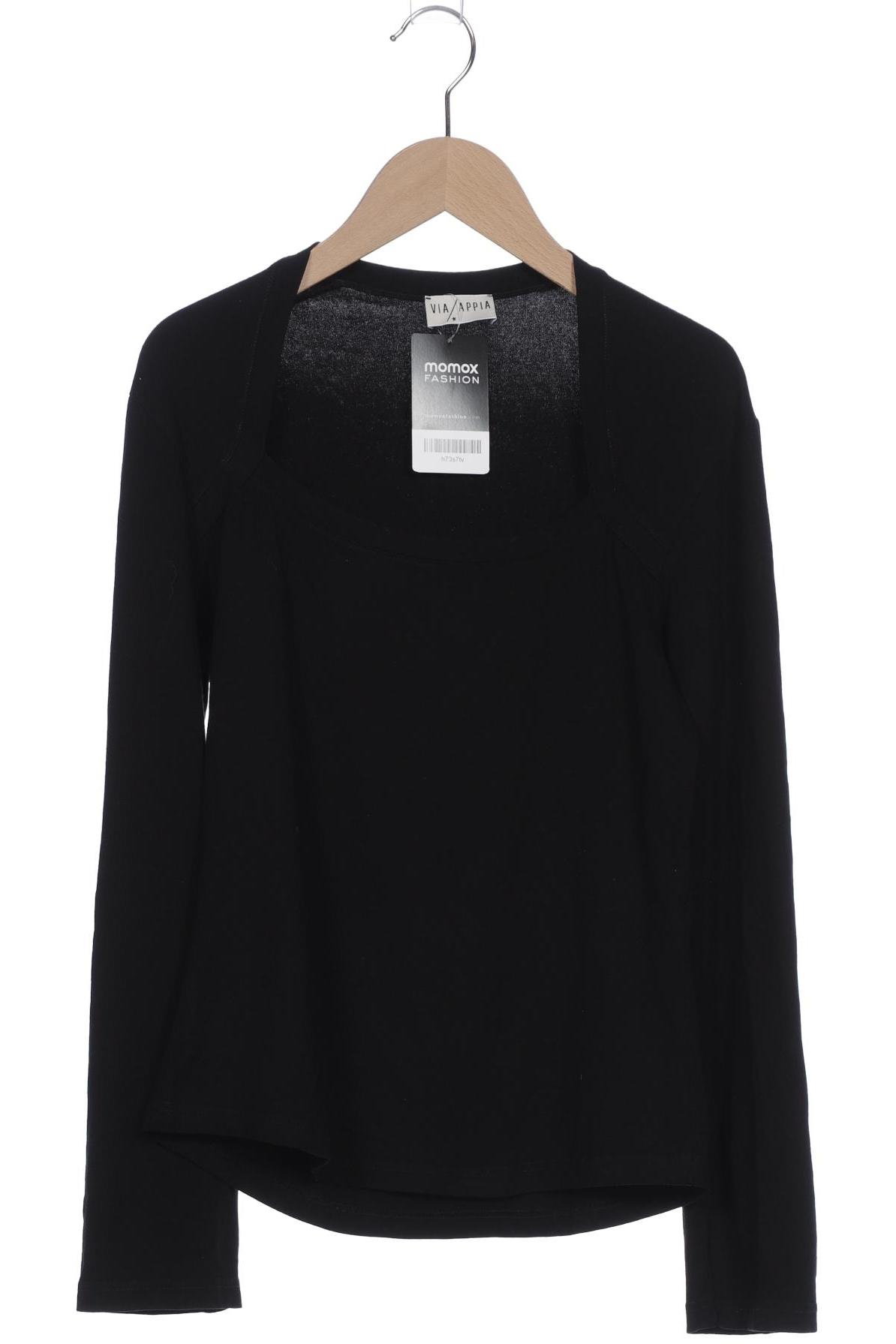 

VIA APPIA DUE Damen Langarmshirt, schwarz