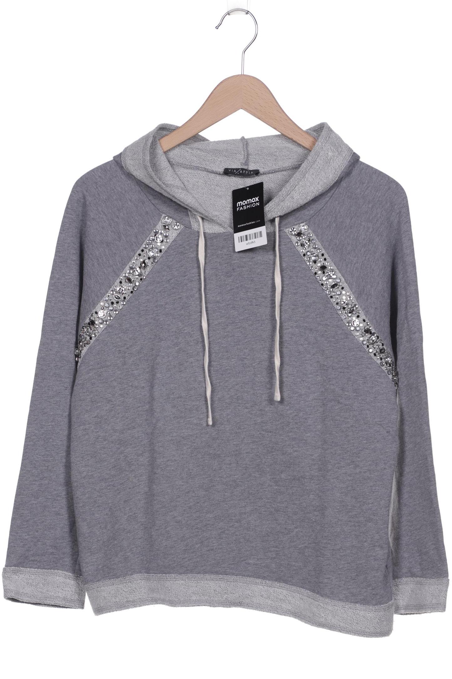 

VIA Appia DUE Damen Kapuzenpullover, grau, Gr. 44