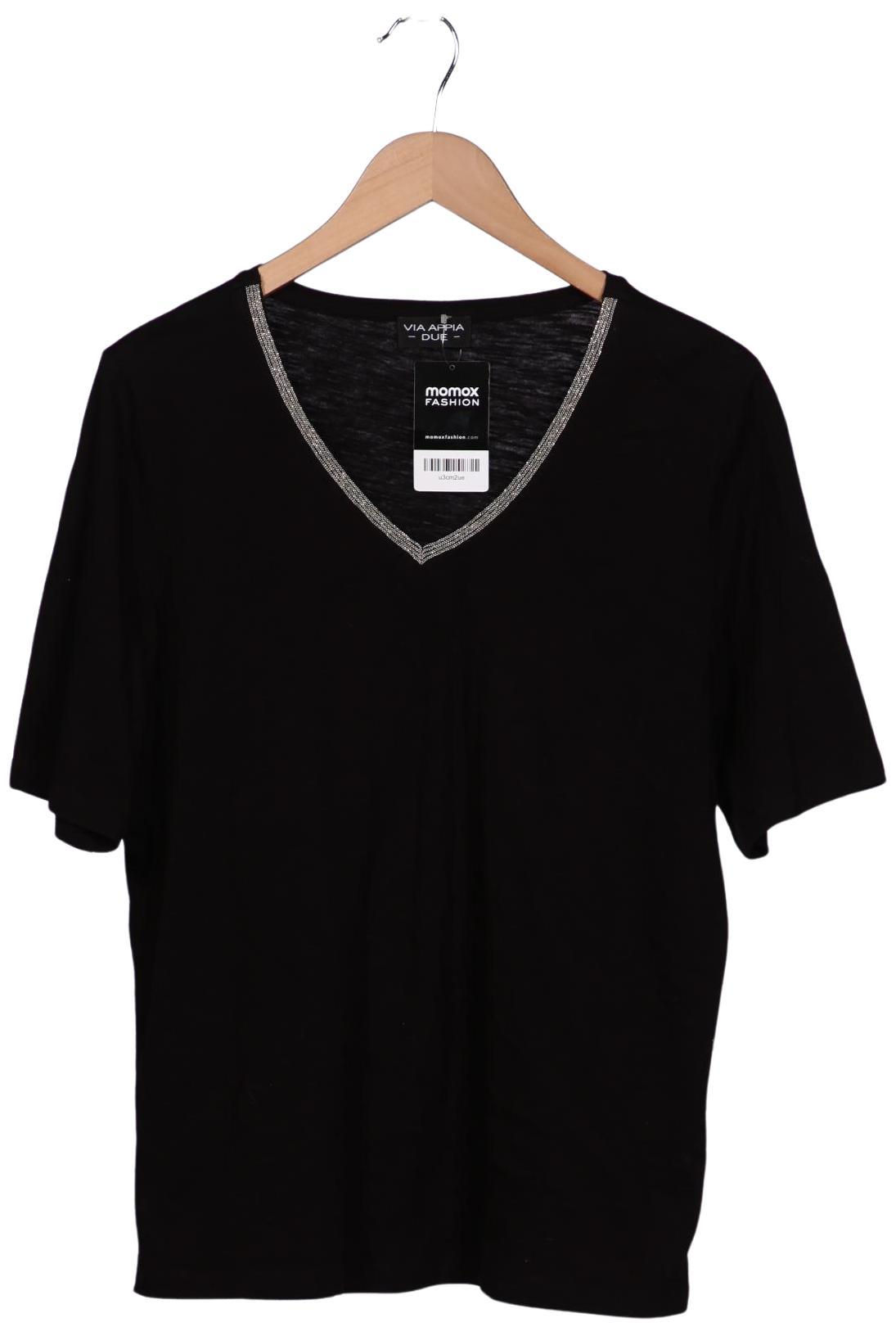 

VIA Appia DUE Damen T-Shirt, schwarz, Gr. 44